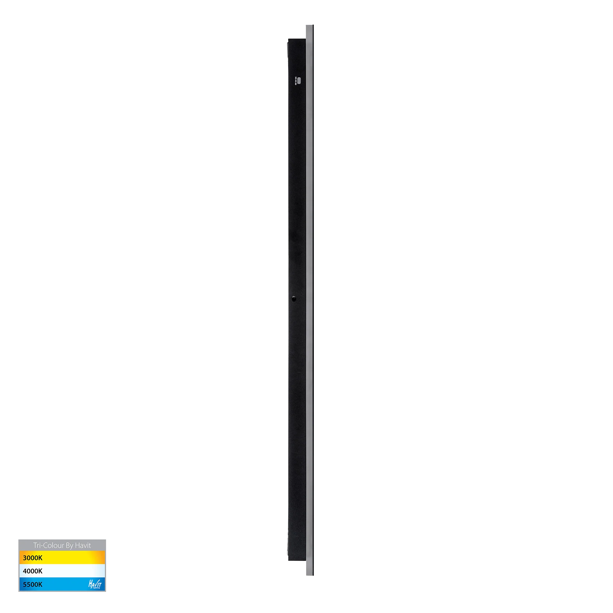 HV3574T-BLK - Barline Shadow Aluminium Black 1000mm Wall Light - Image 4