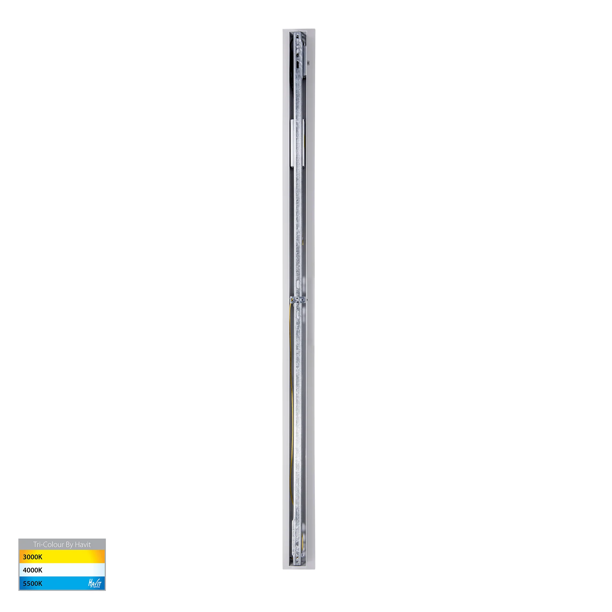 HV3576T-WHT - Barline Shadow Aluminium White 1500mm Wall Light - Image 5