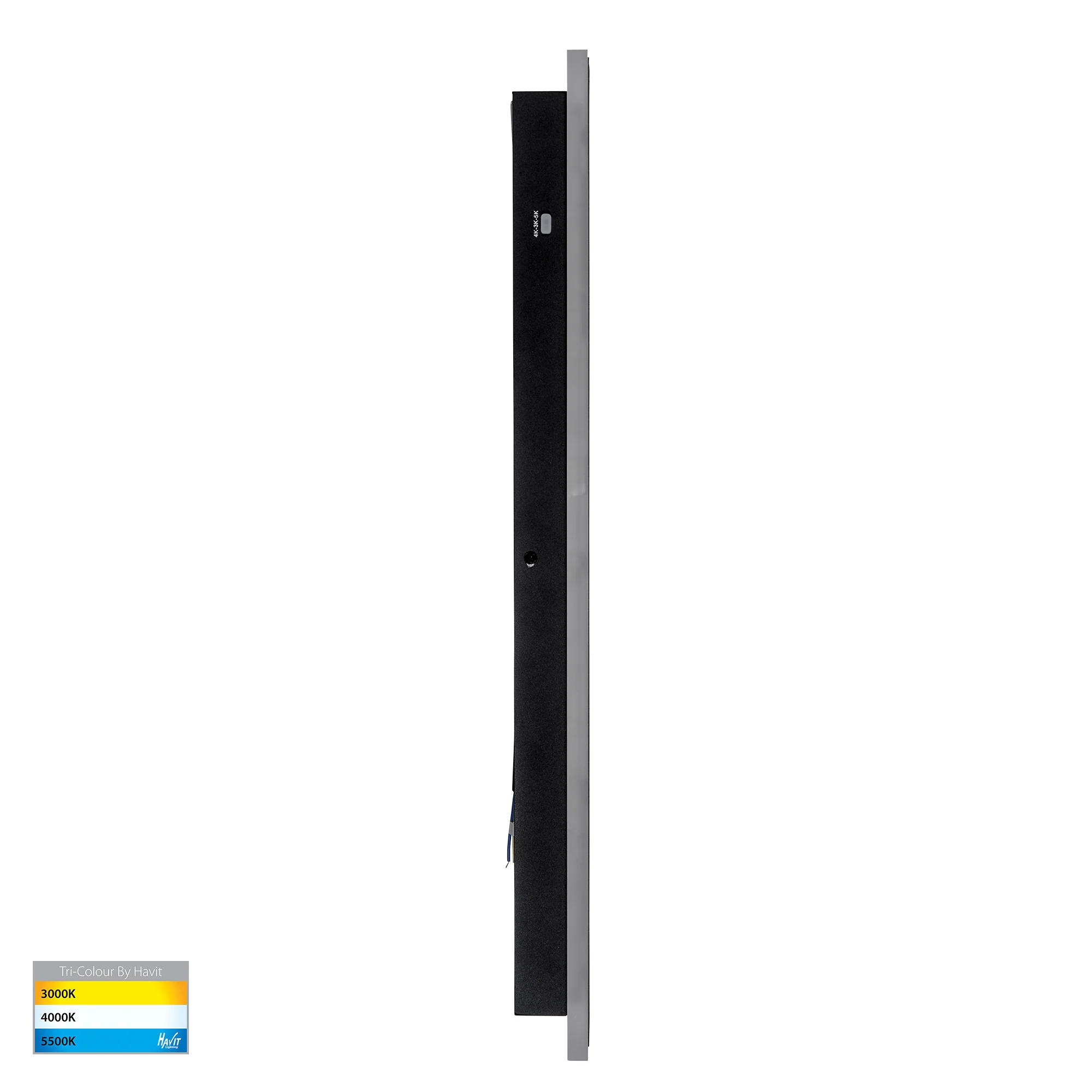HV3582T-BLK - Barline Aluminium Black 600mm Wall Light - Image 4