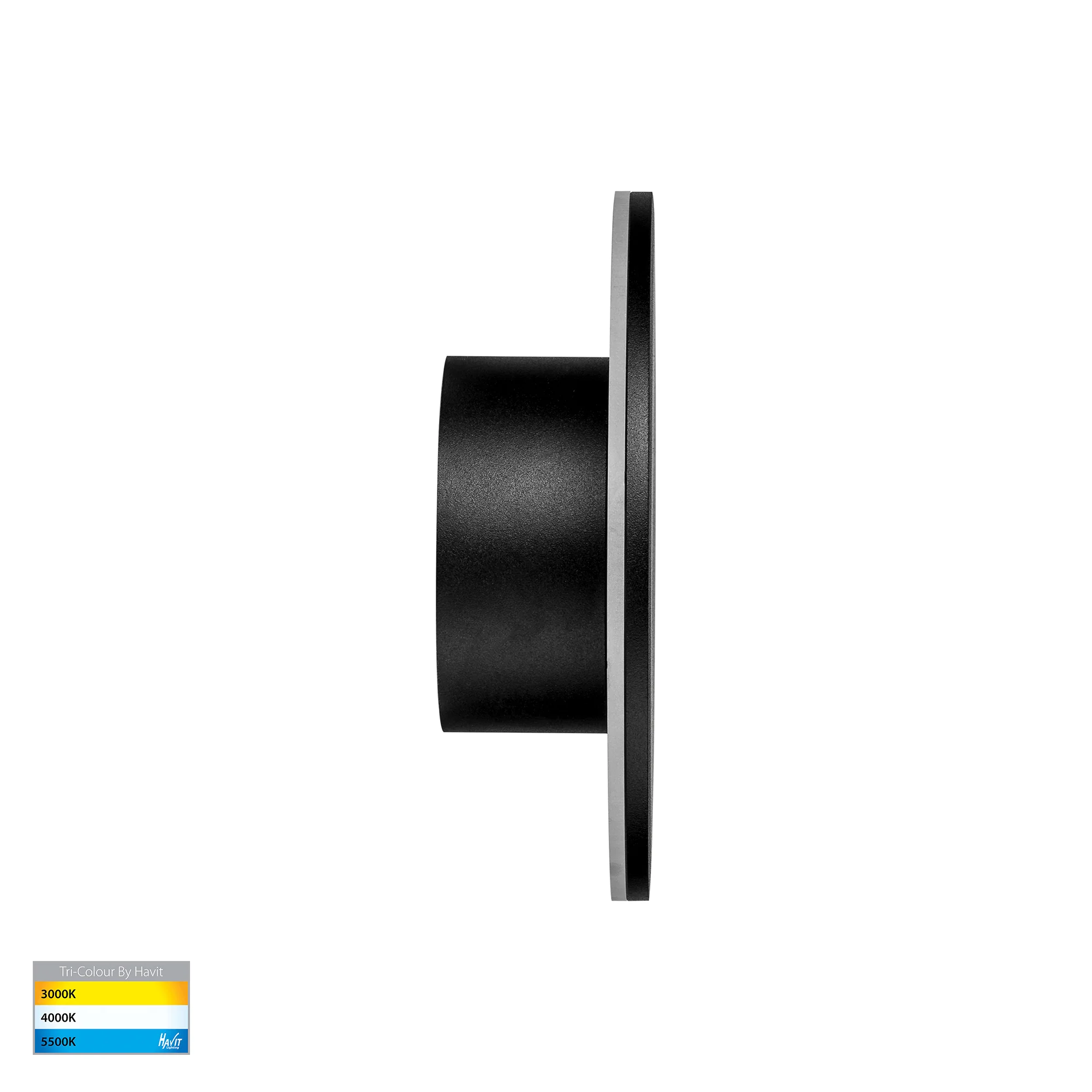 HV3591T-BLK - Halo Black TRI Colour LED Wall Light - Image 4