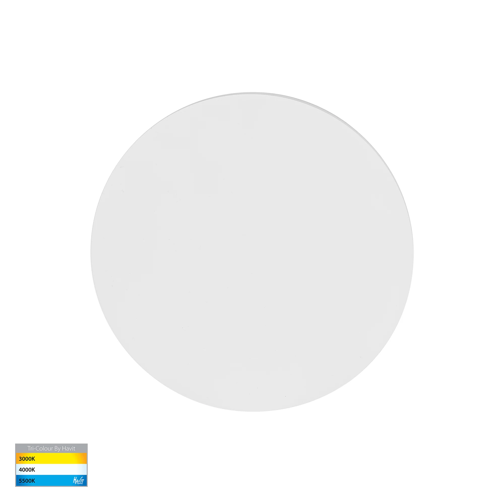 HV3591T-WHT- Halo White TRI Colour LED Wall Light