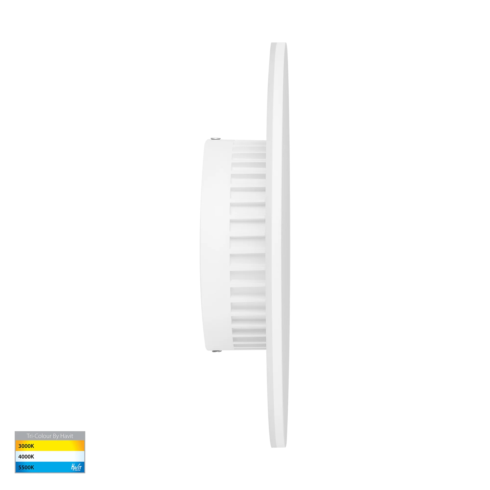 HV3593T-WHT - Halo White TRI Colour LED Wall Light - Image 4