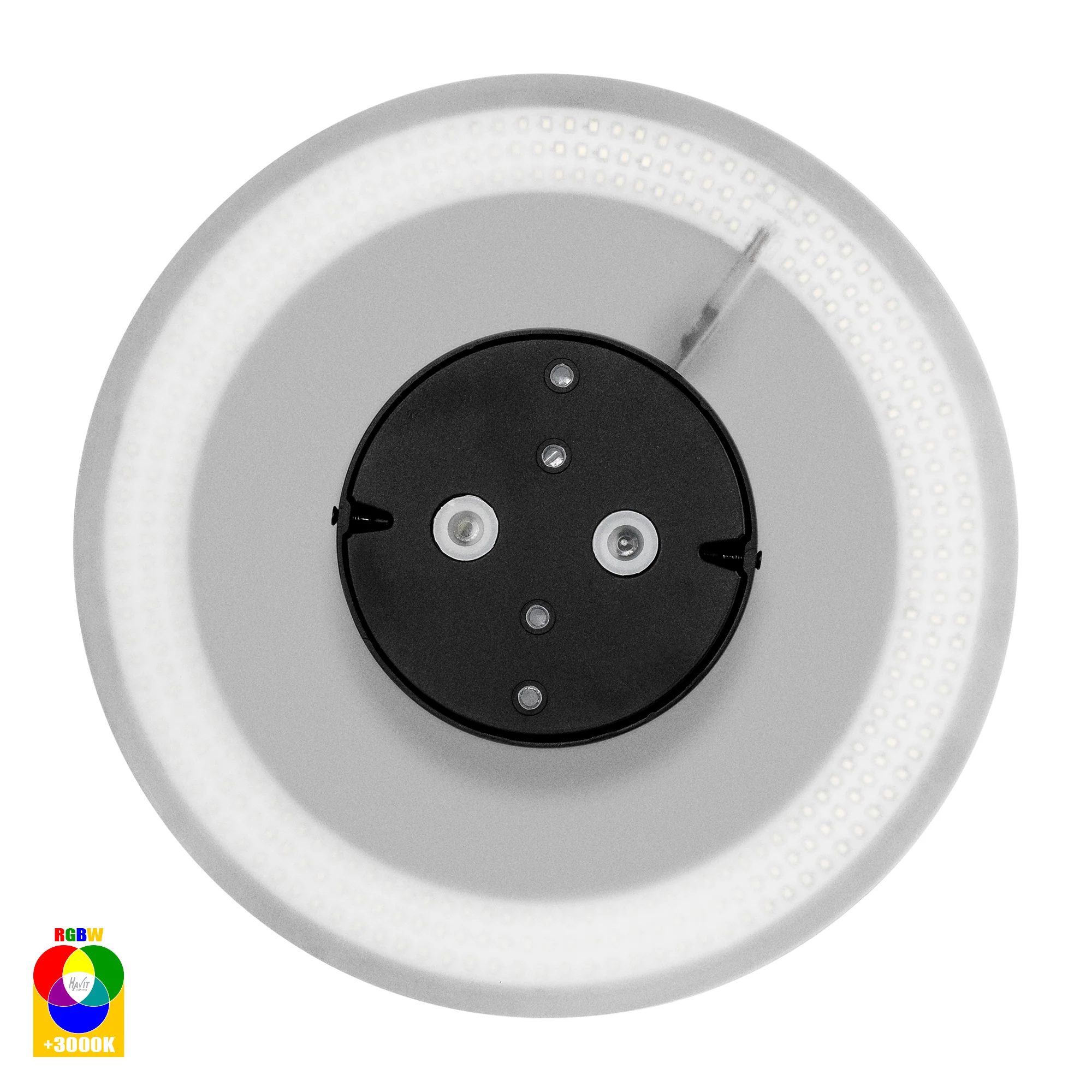 HV3594RGBW-BLK - Halo Black RGBW LED Wall Light - Image 5