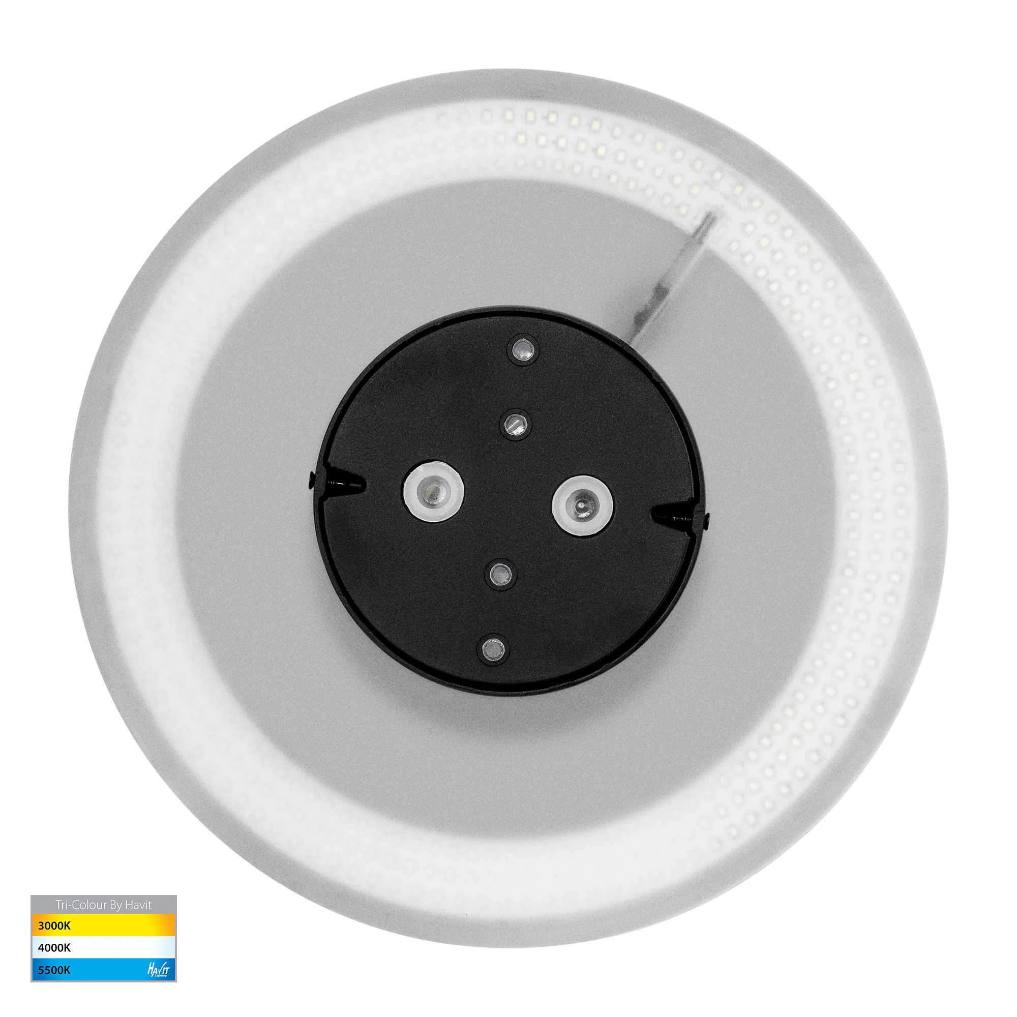 HV3594T-BLK - Halo Black TRI Colour LED Wall Light - Image 5