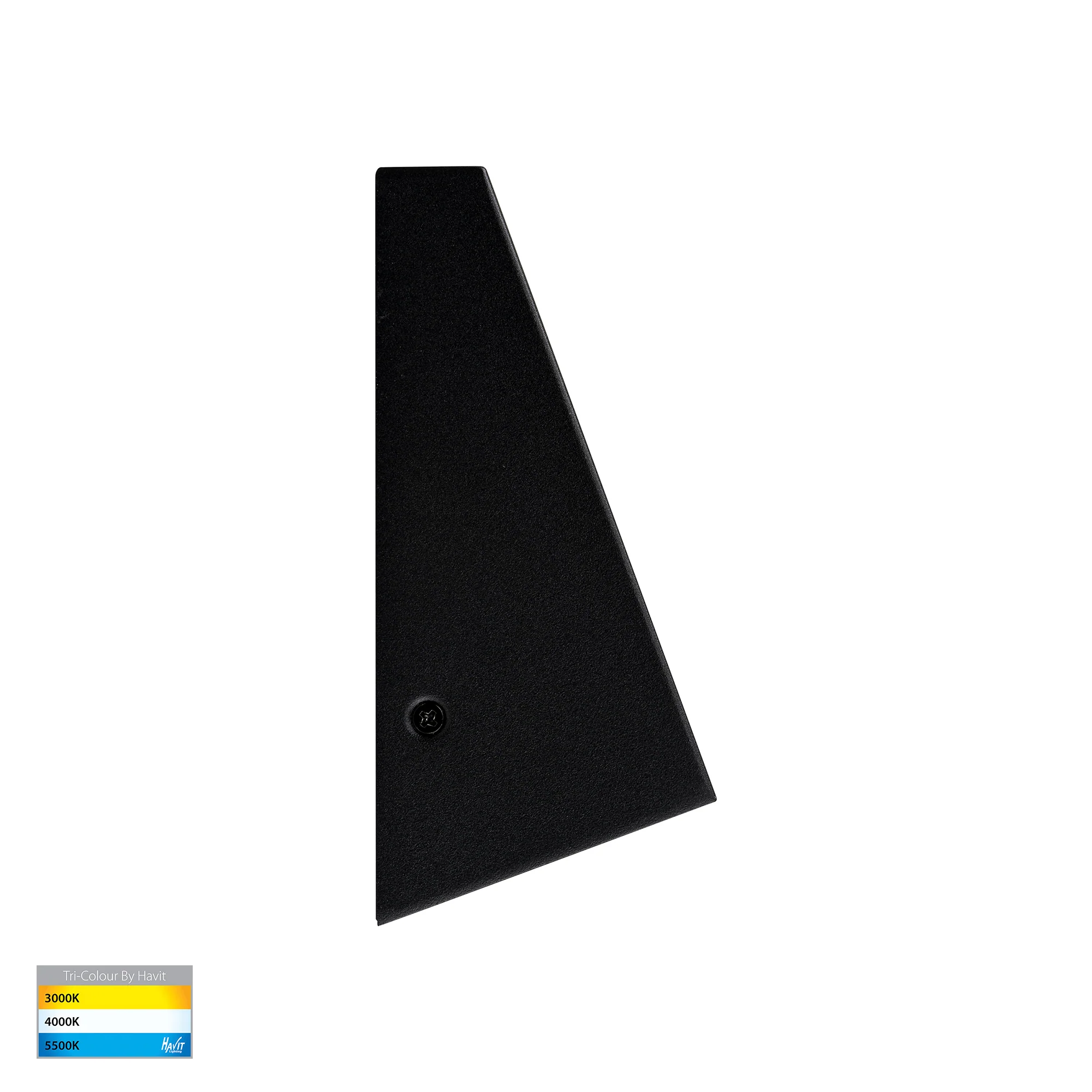 HV3602T-BLK - HV3605T-BLK -Taper Black TRI Colour LED Wedge Wall Light - Image 3