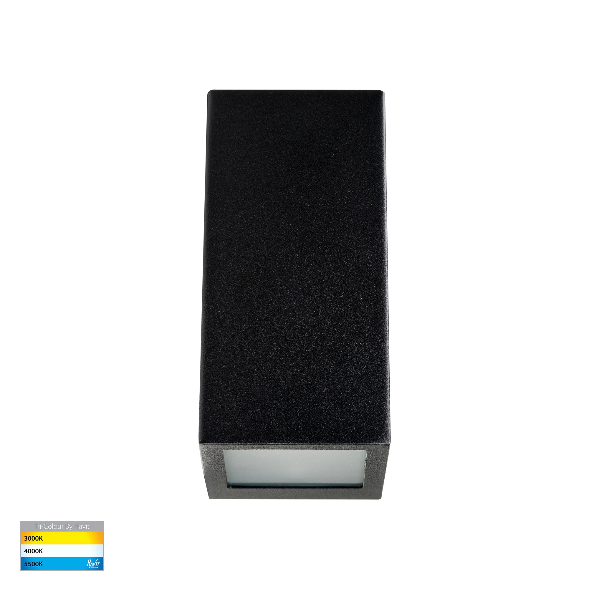 HV3602T-BLK - HV3605T-BLK -Taper Black TRI Colour LED Wedge Wall Light - Image 4