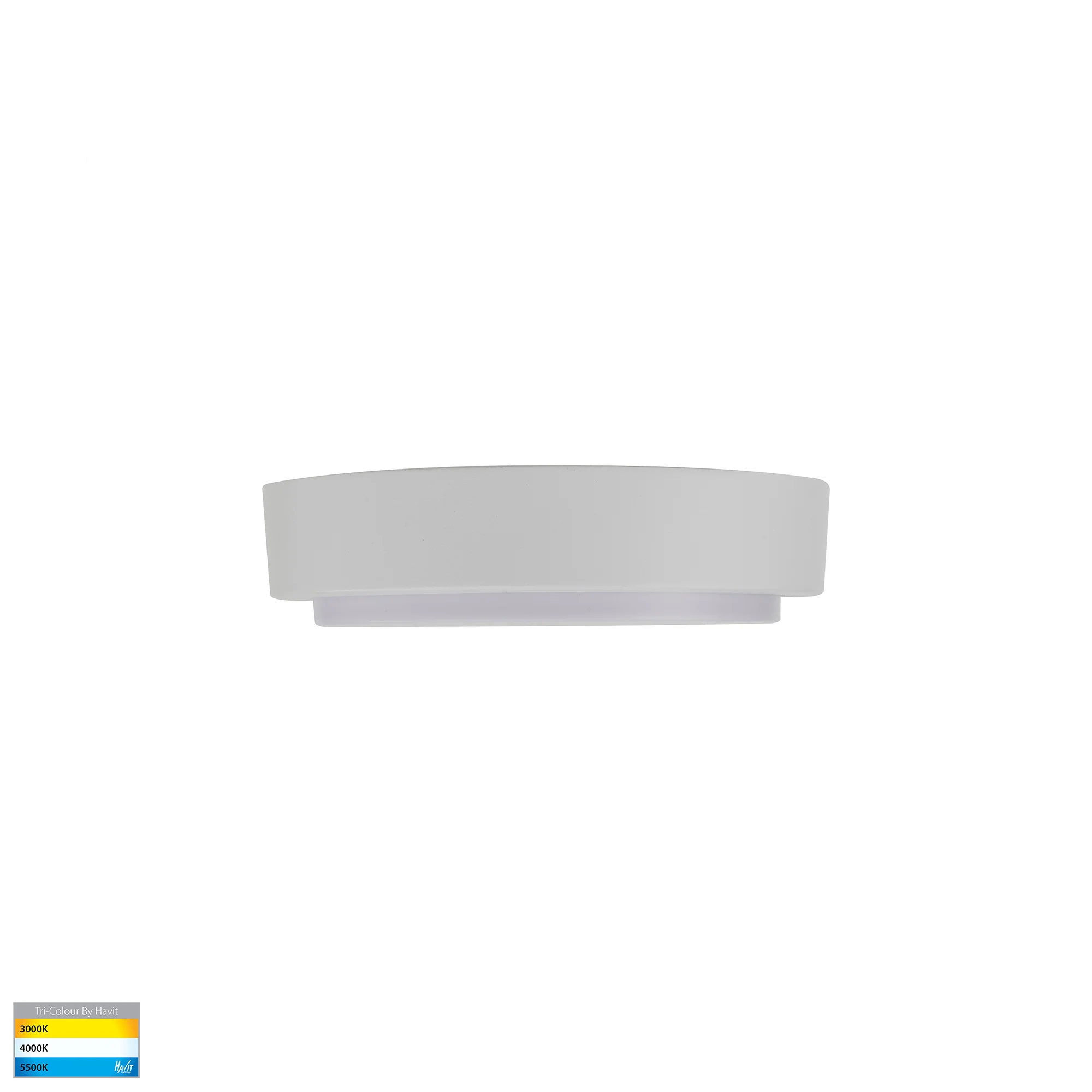 HV36051T-WHT- Liptor White 10w Ceiling Mounted LED Oyster - Image 4