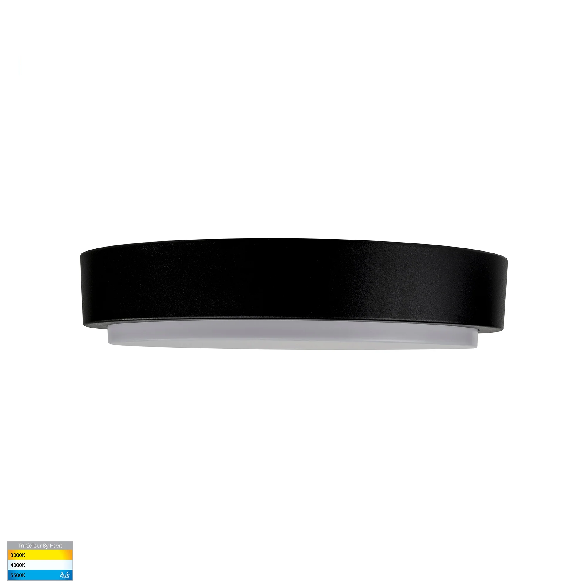 HV36053T-BLK - Liptor Black 30w Ceiling Mounted LED Oyster - Image 4
