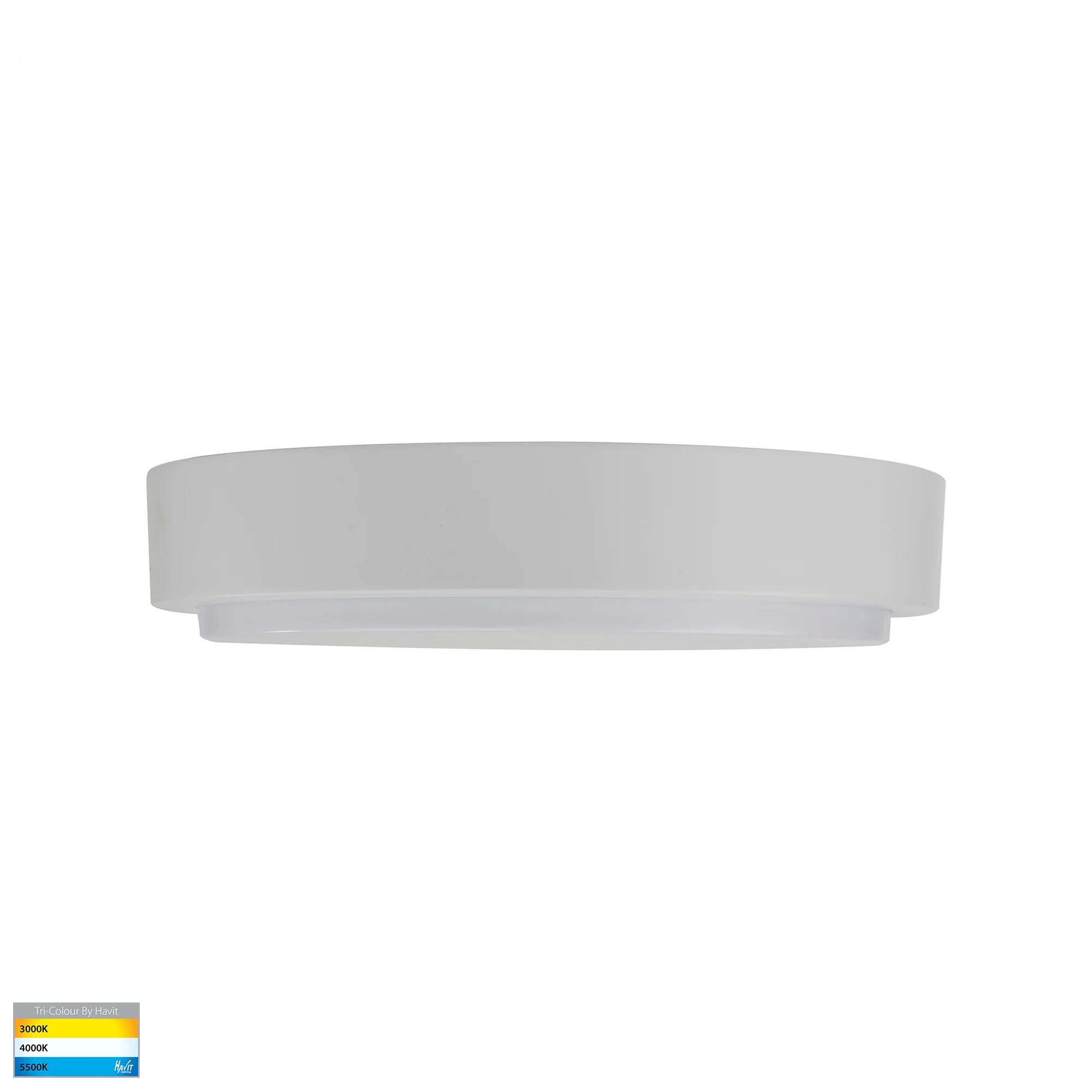 HV36053T-WHT- Liptor White 30w Ceiling Mounted LED Oyster - Image 4