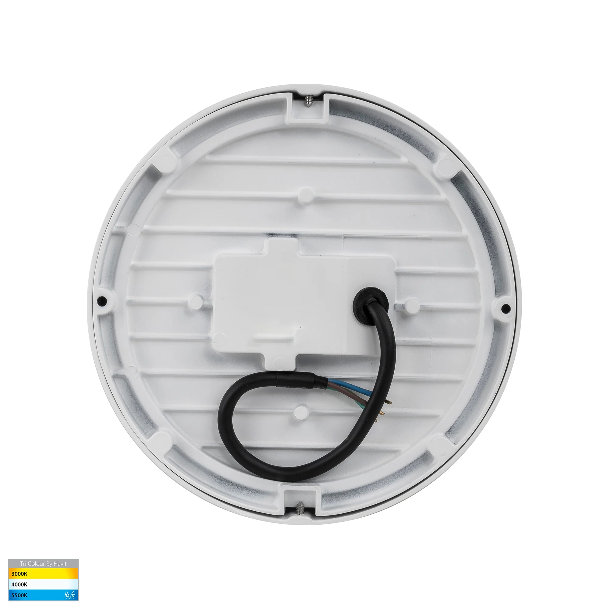 HV36053T-WHT- Liptor White 30w Ceiling Mounted LED Oyster - Image 5