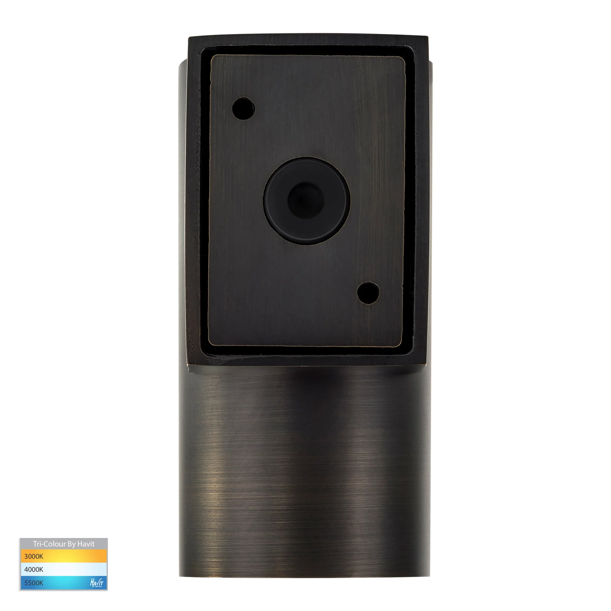HV3625T-AB - Aries Antique Brass LED Fixed Down Wall Light - Image 5