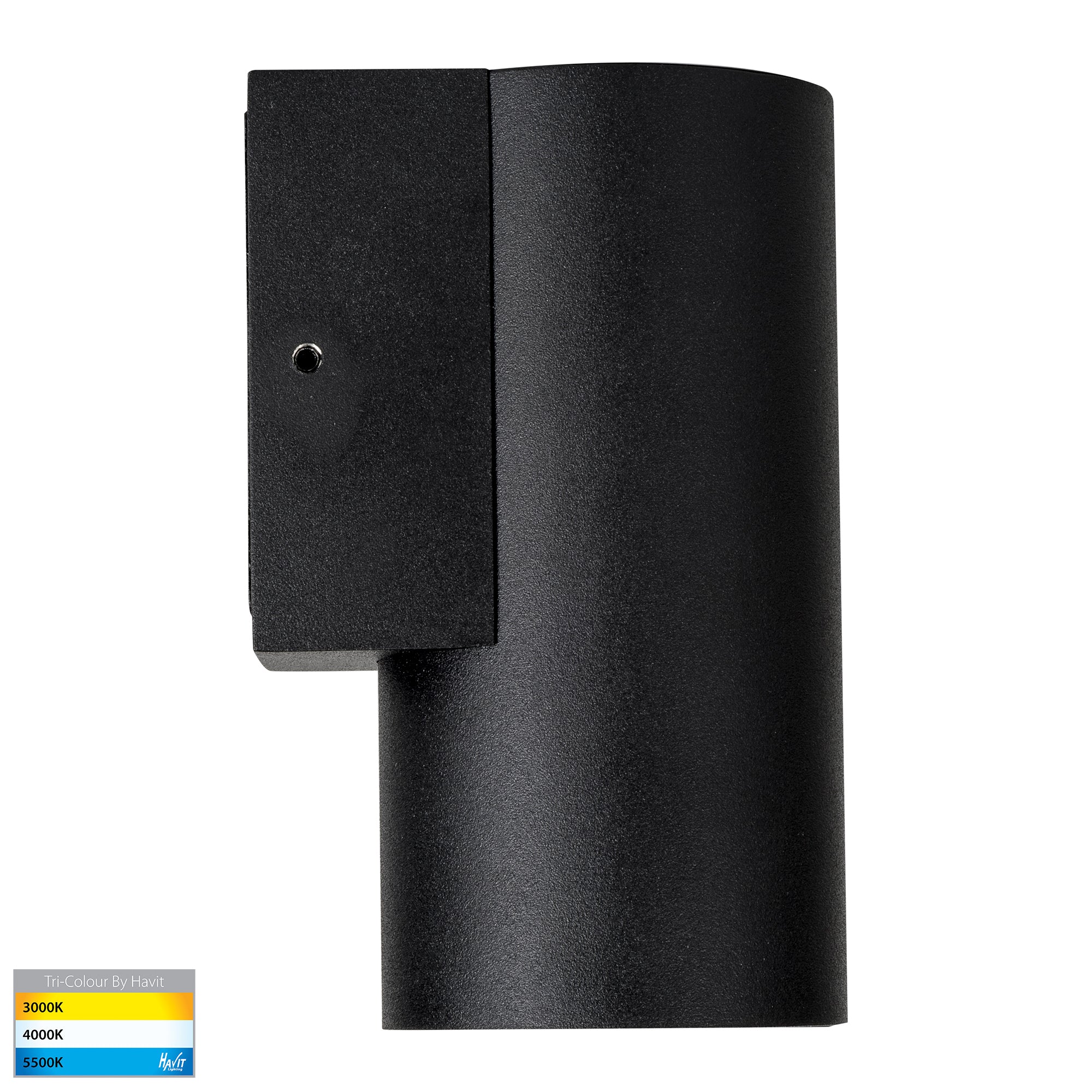 HV3625T-BLK- Aries 316 Stainless Steel Black Down LED Wall Light - Image 3