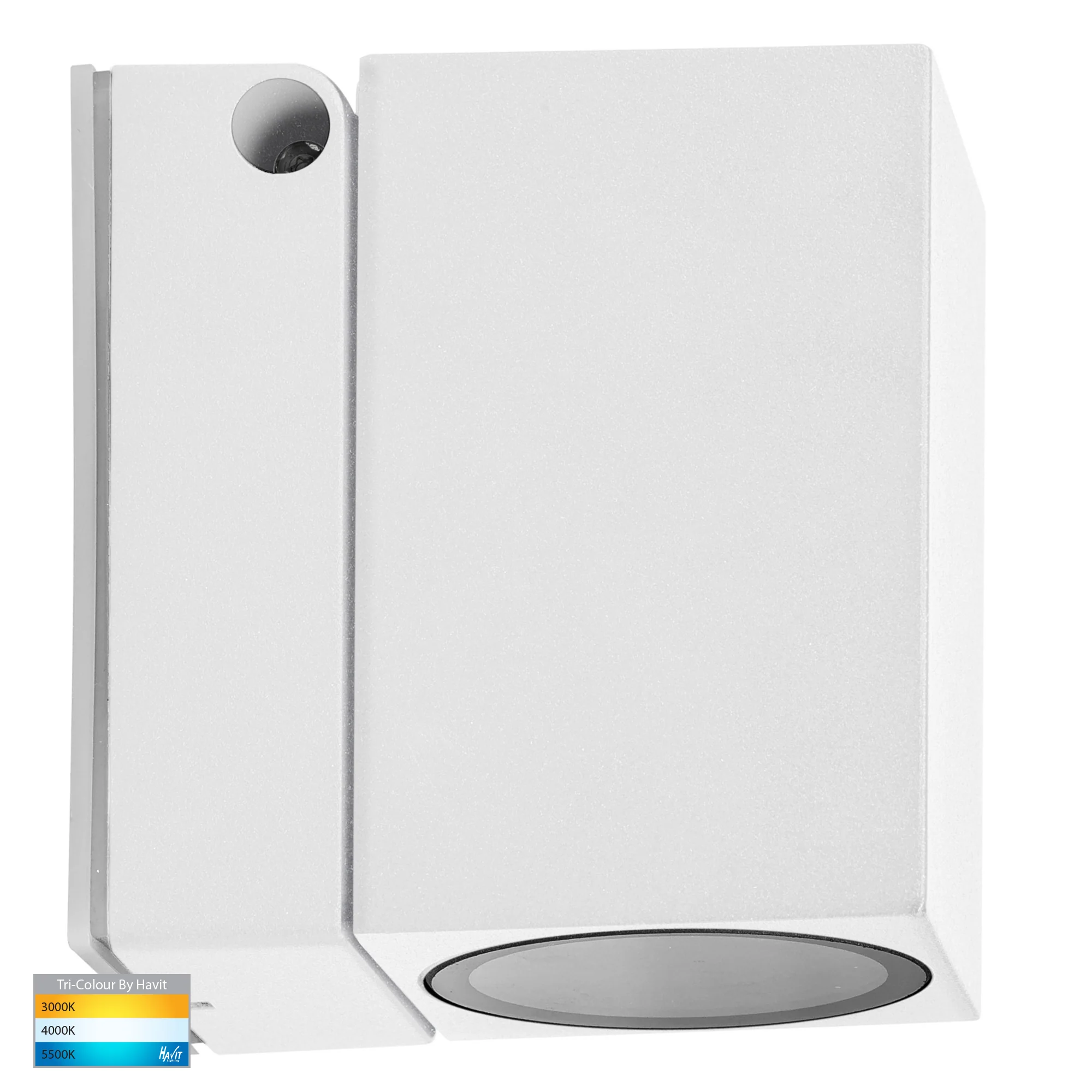 HV3630T-WHT - Accord White TRI Colour Single Adjustable Spot Light - Image 3