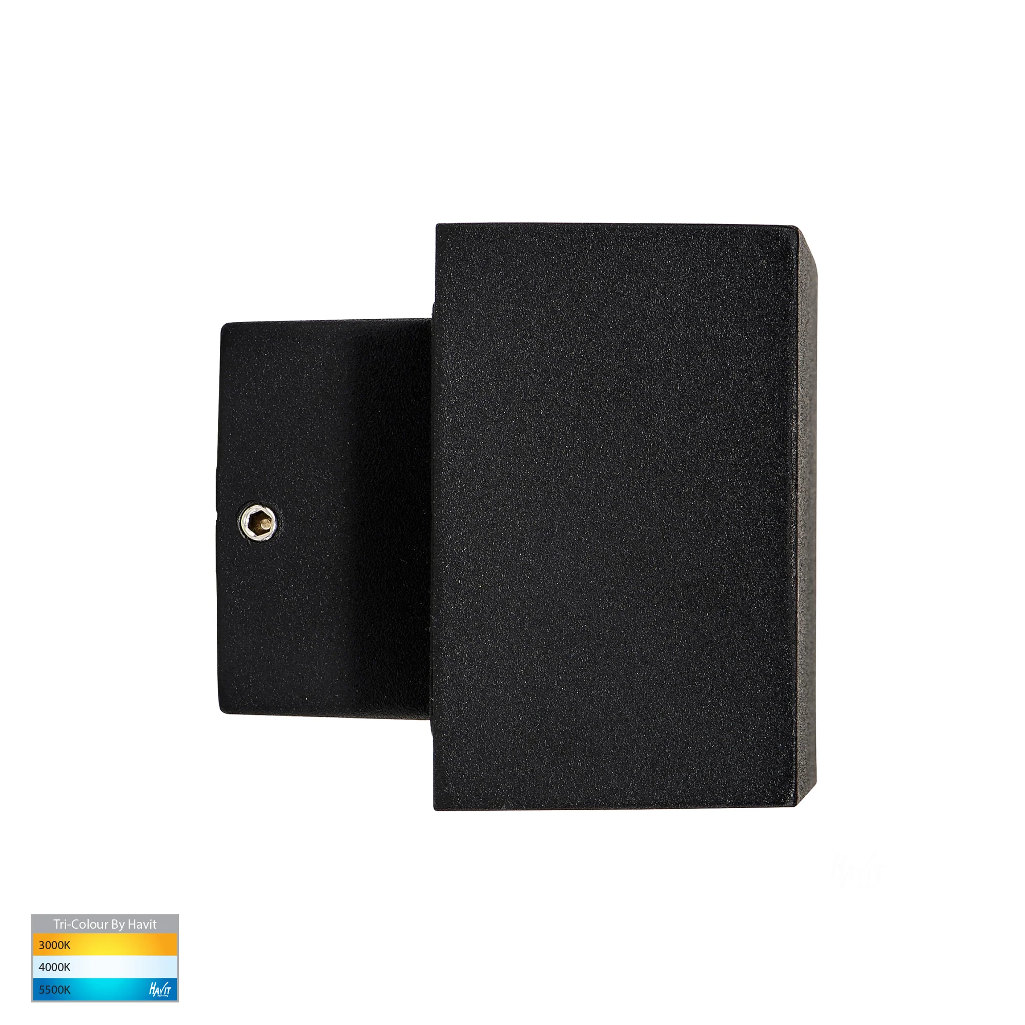 HV3639T-BLK - Blokk Black Up & Down LED Wall Light - Image 3