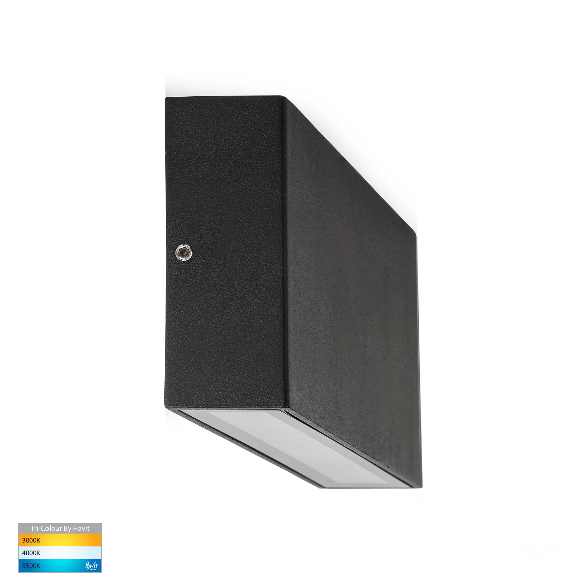 HV3645T-BLK - Essil Black Fixed Down LED Wall Light - Image 3