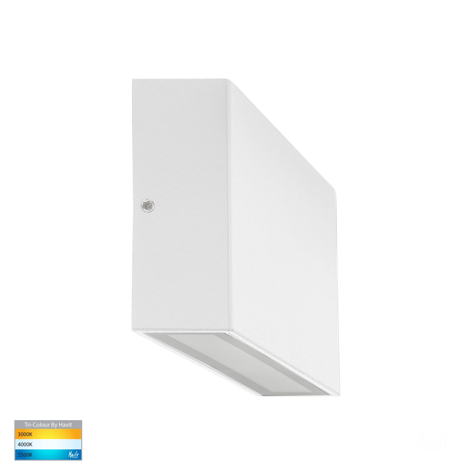 HV3645T-WHT - Essil White Fixed Down LED Wall Light - Image 3
