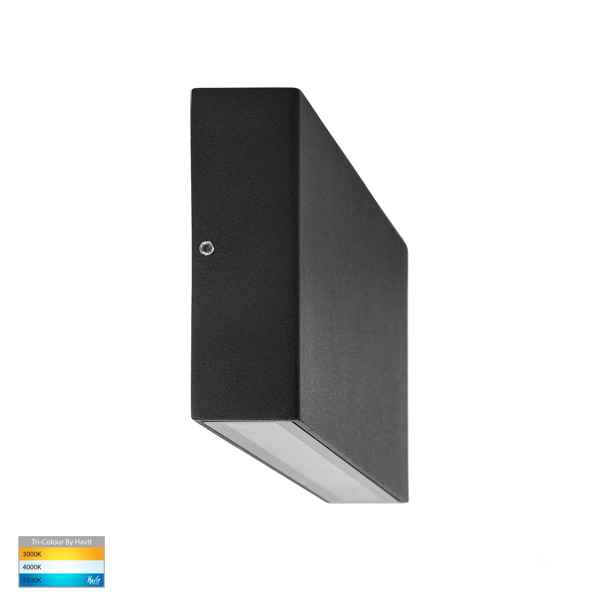 HV3646T-BLK - Essil Black Up & Down LED Wall Light - Image 3