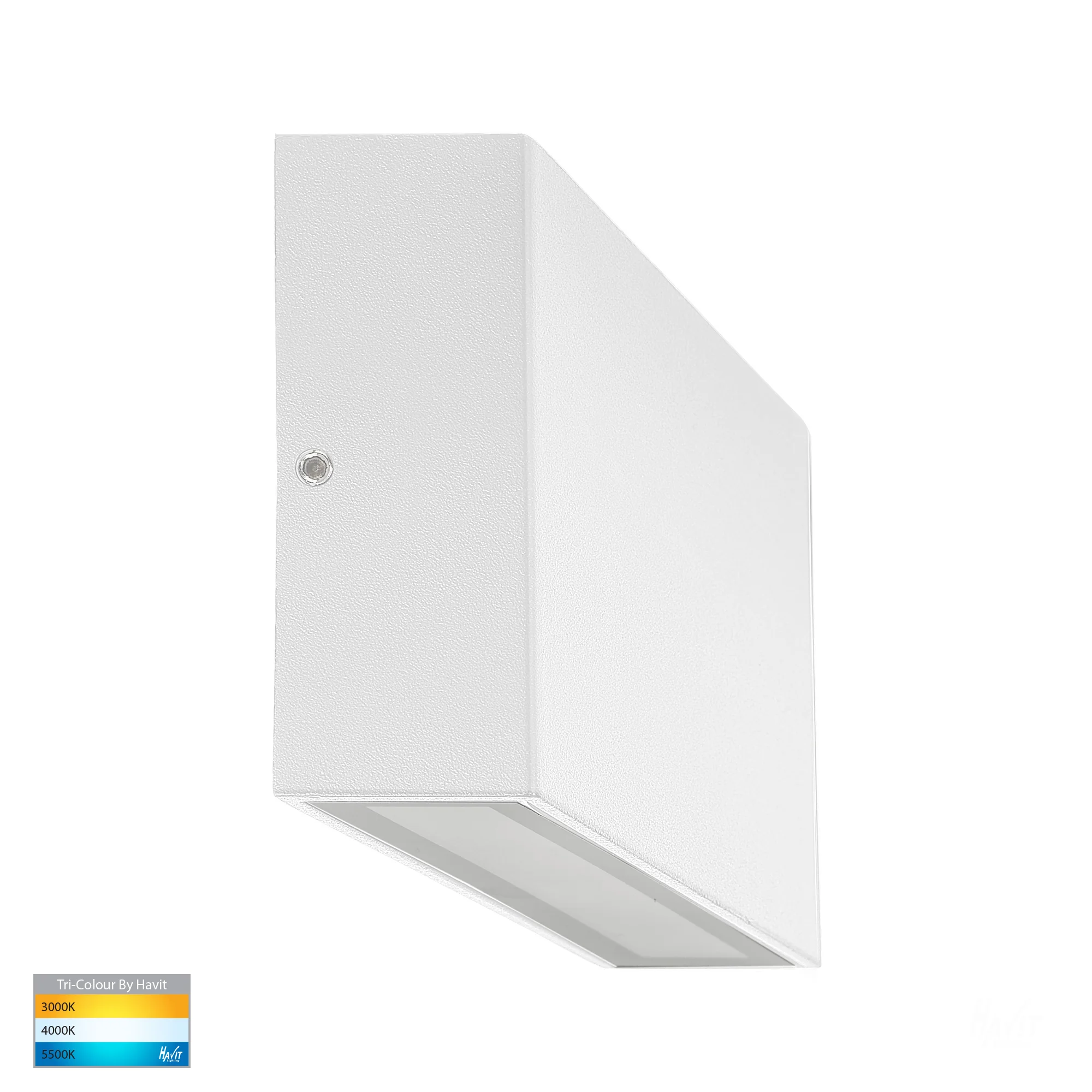 HV3647T-WHT - Essil White Fixed Down LED Wall Light - Image 3