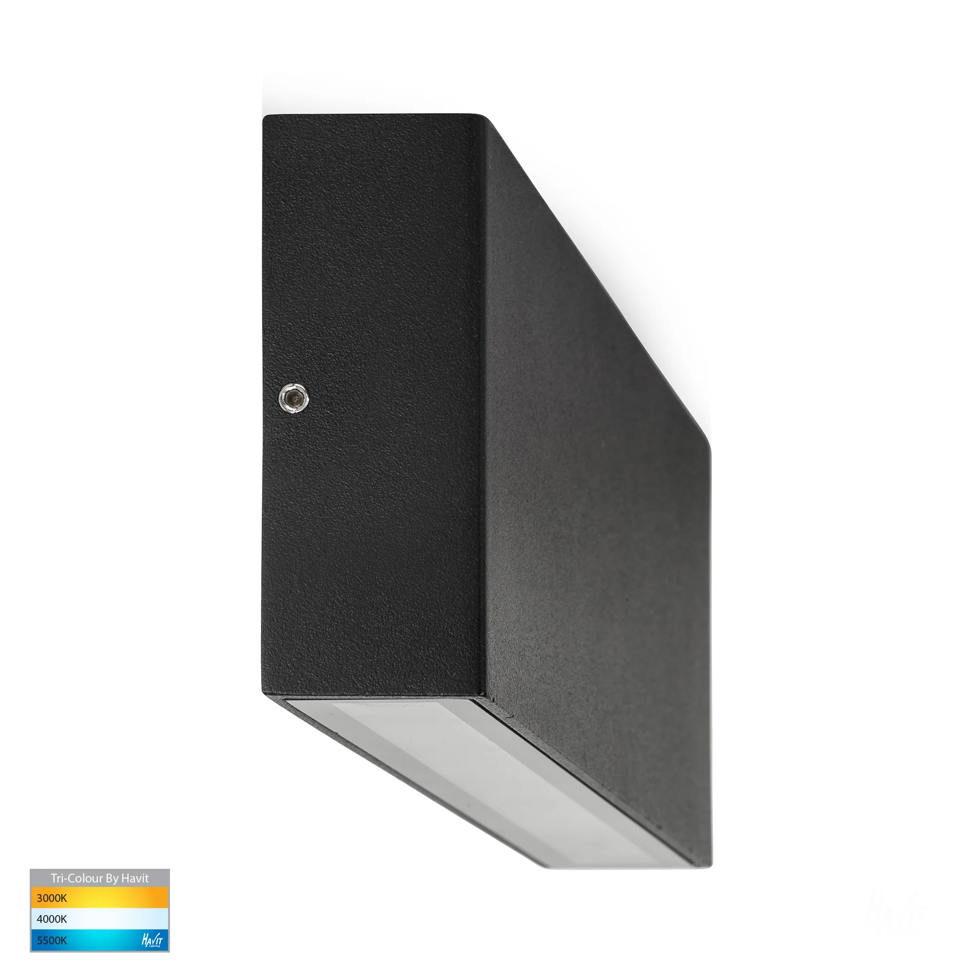 HV3647T-BLK - Essil Black Fixed Down LED Wall Light - Image 3