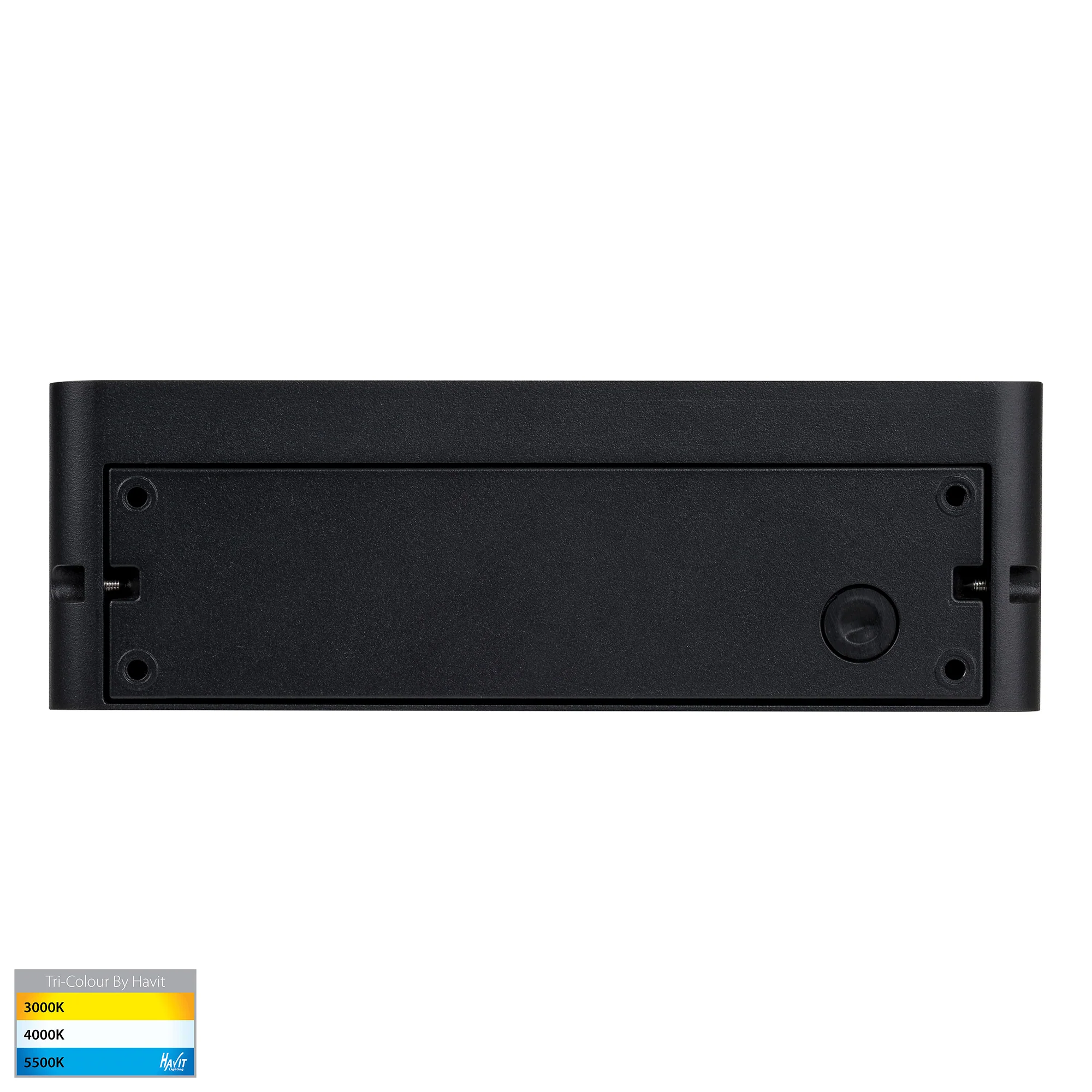 HV3652T-BLK - Lisse Black Fixed Down LED Wall Light - Image 4