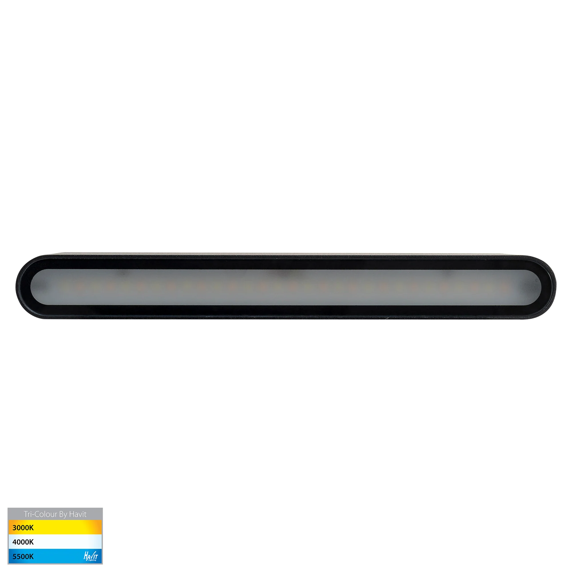 HV3652T-BLK - Lisse Black Fixed Down LED Wall Light - Image 5