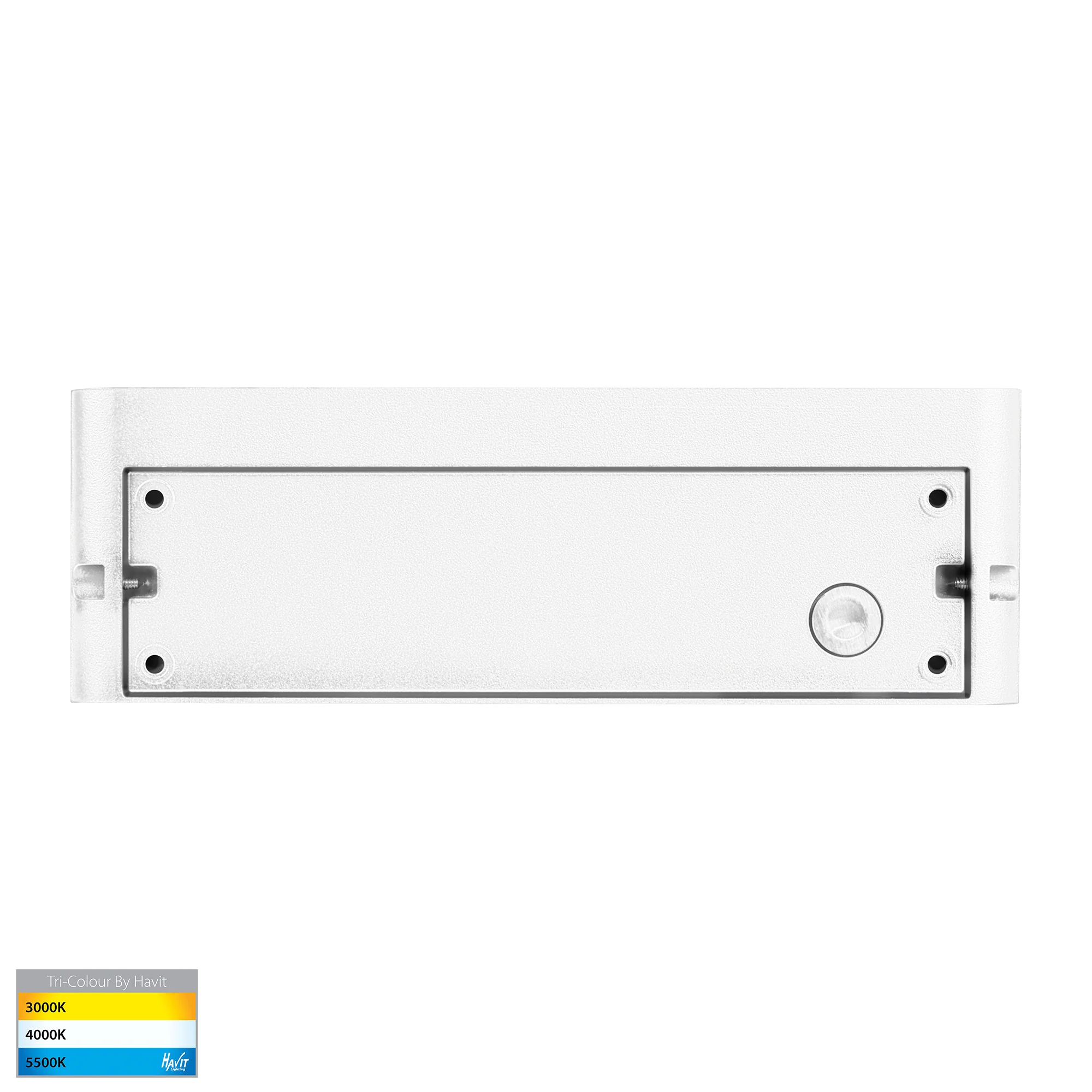 HV3652T-WHT- Lisse White Fixed Down LED Wall Light - Image 5