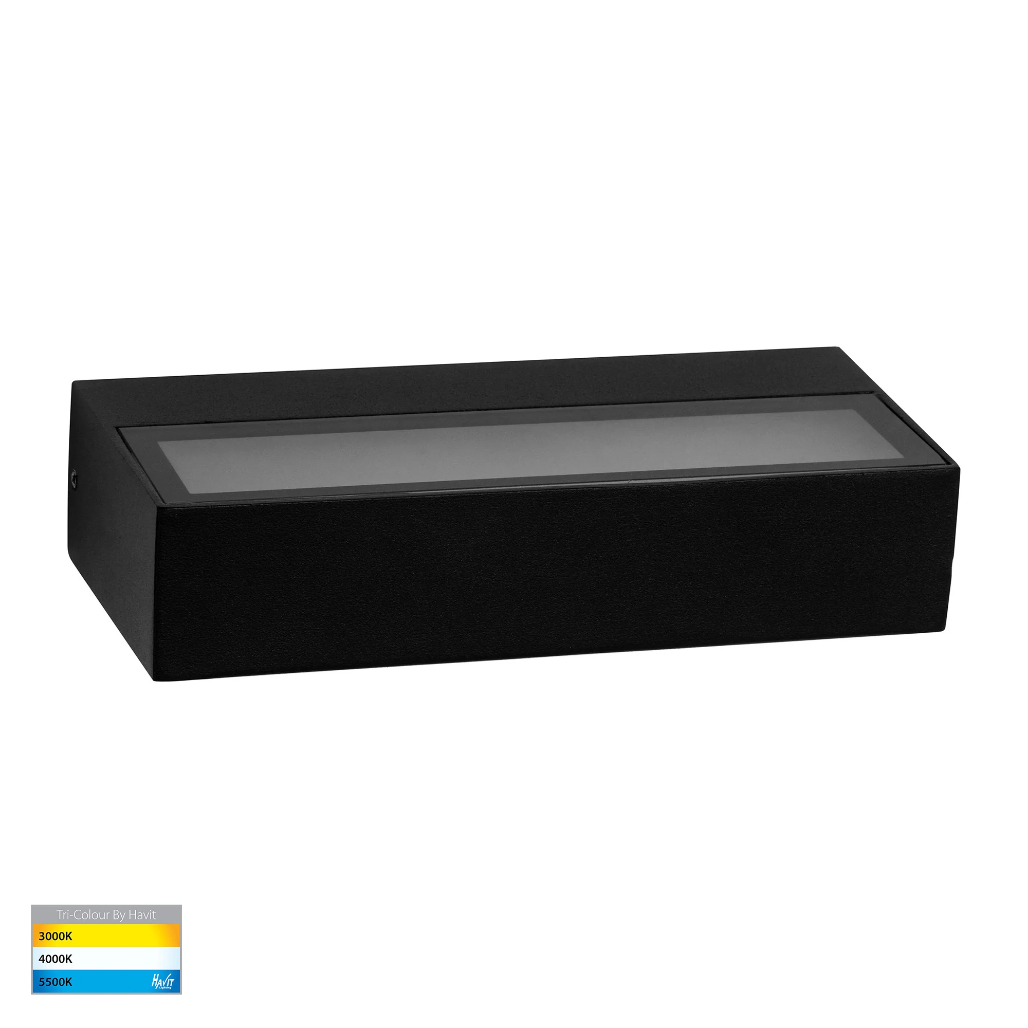 HV3654T-BLK - Siena Black LED Uplighter Wall Light