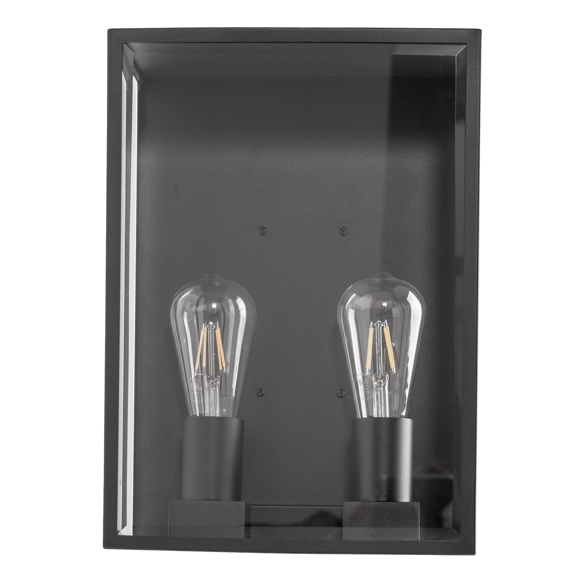 HV36592W-BLK - Bayside 316 Stainless Steel Black 2 Light Wall Light - Image 3