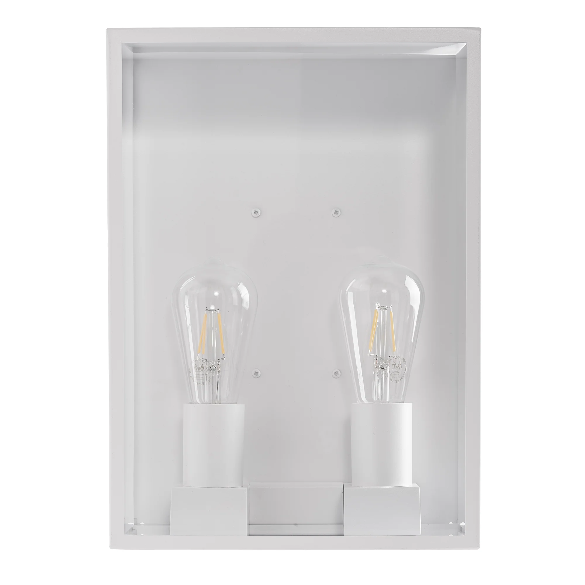 HV36592W-WHT - Bayside 316 Stainless Steel White 2 Light Wall Light - Image 3