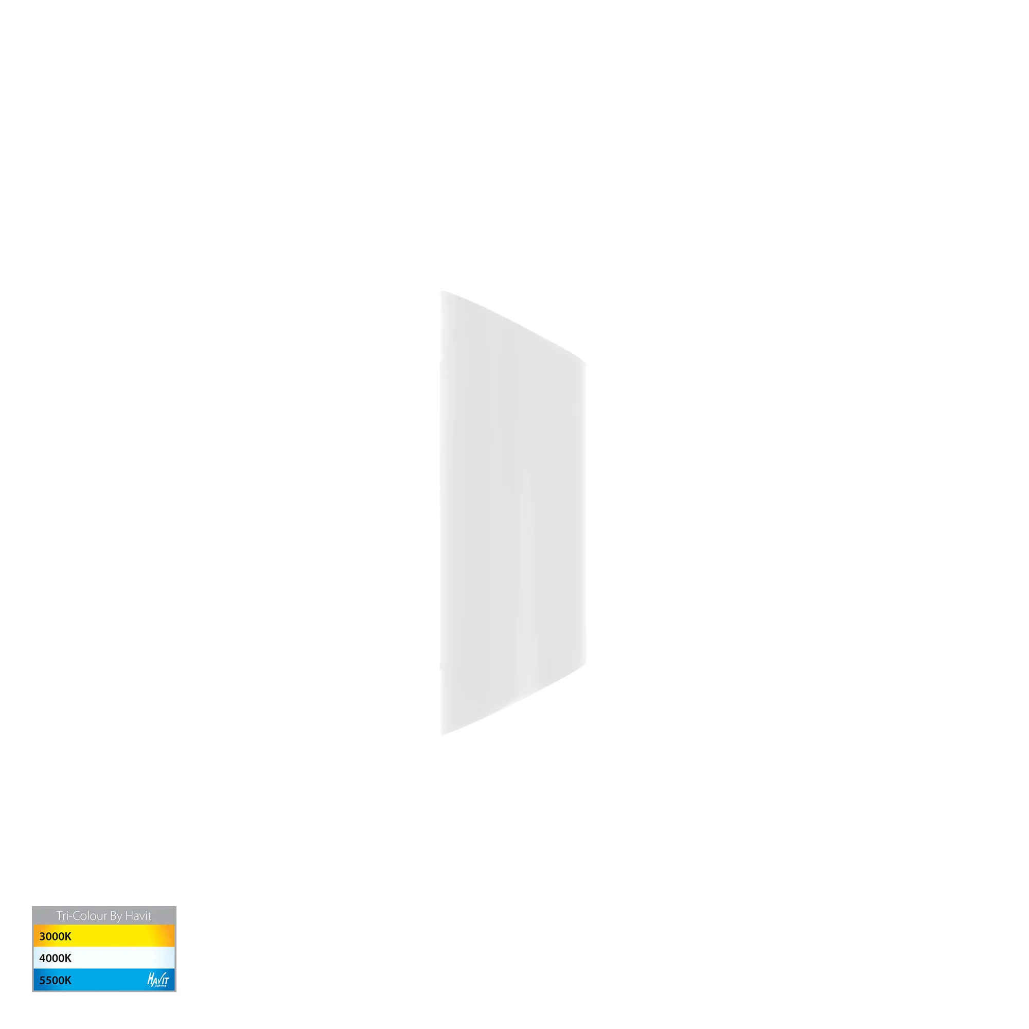 HV3662T-WHT-240V - Contec Aluminium White Up & Down Wall Light - Image 4