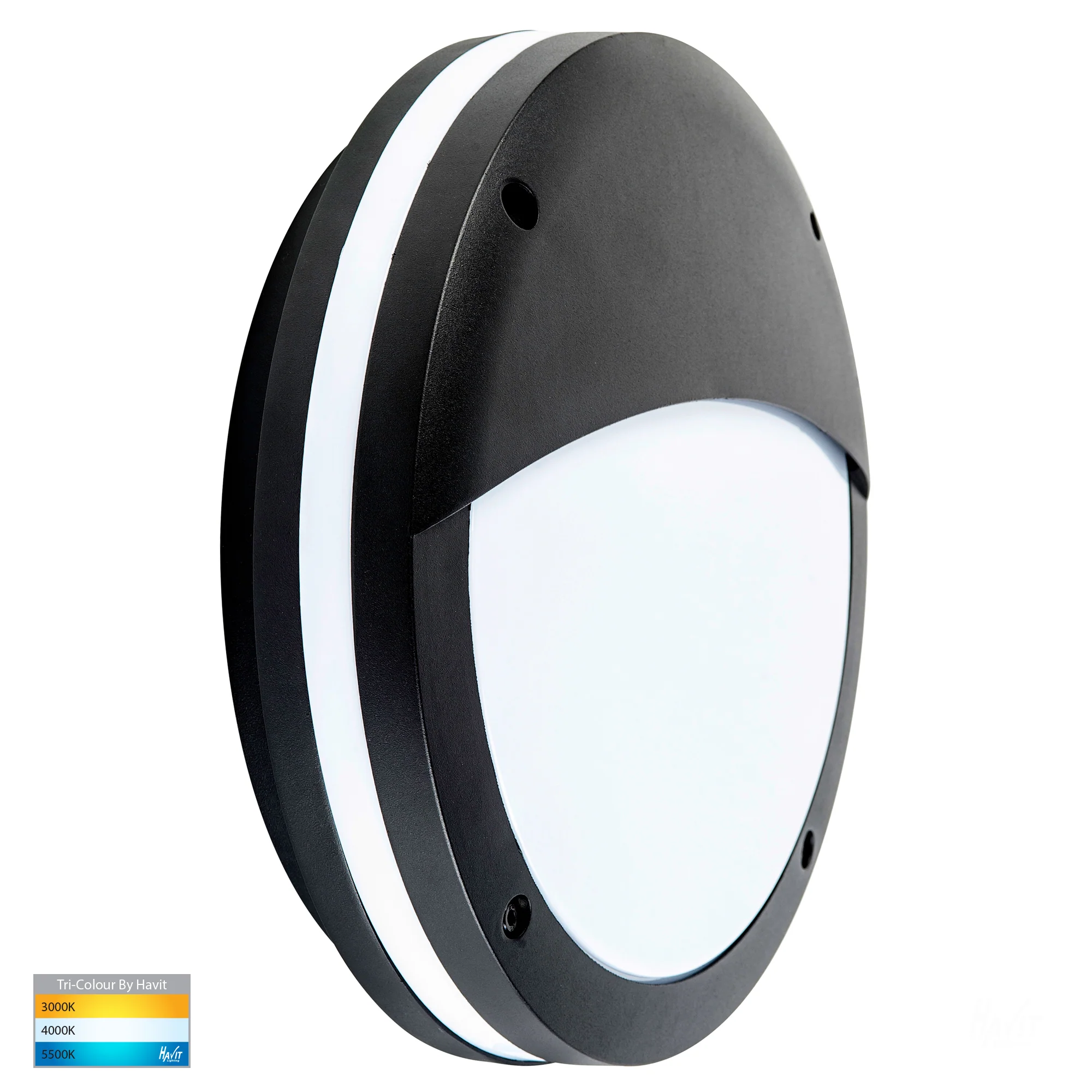 HV3671T-BLK - Stor Black LED Bunker Light with Eyelid - Image 4