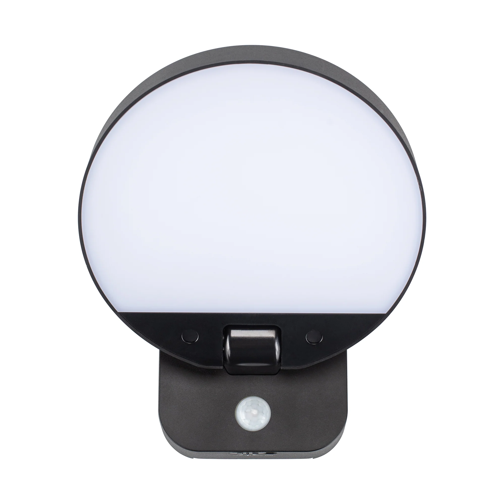 HV36724-BLK - Solarni Polycarbonate Black Solar Wall Light - Image 3