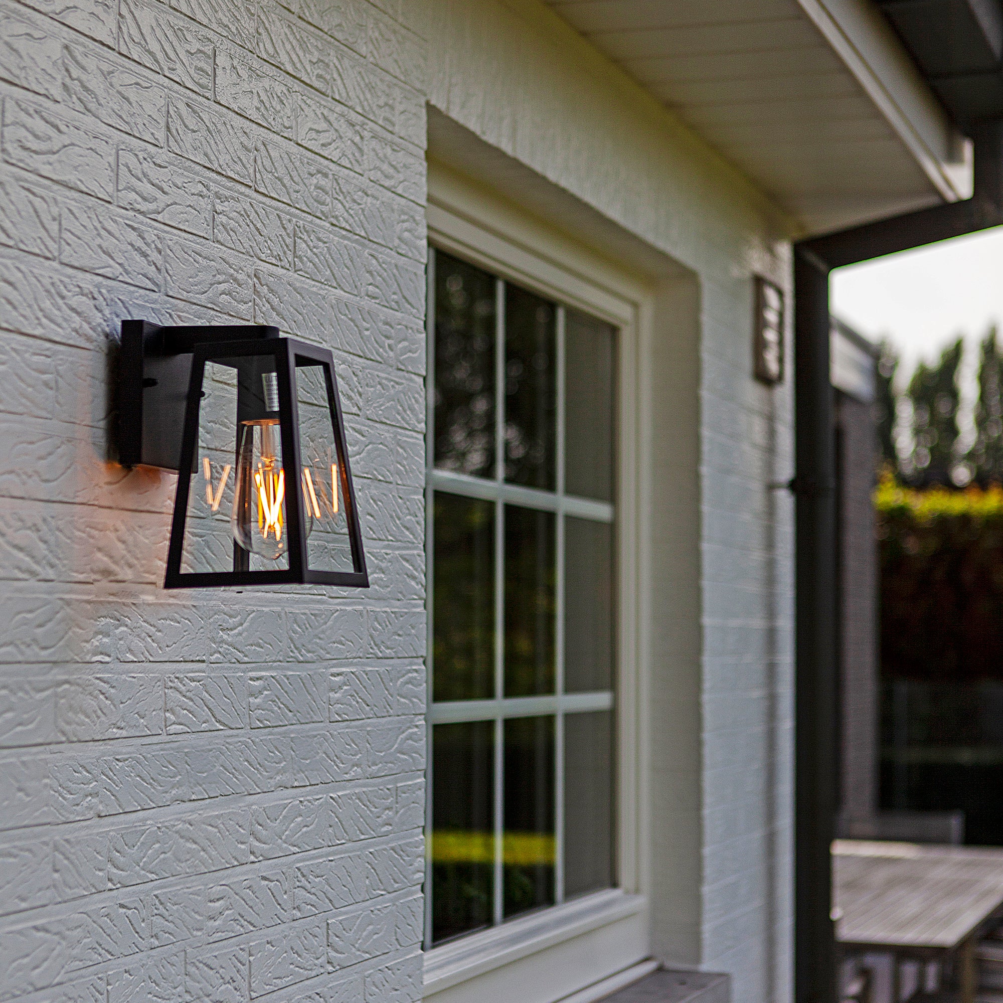 HV3672W-BLK - Licht Aluminium Black Wall Light - Image 3
