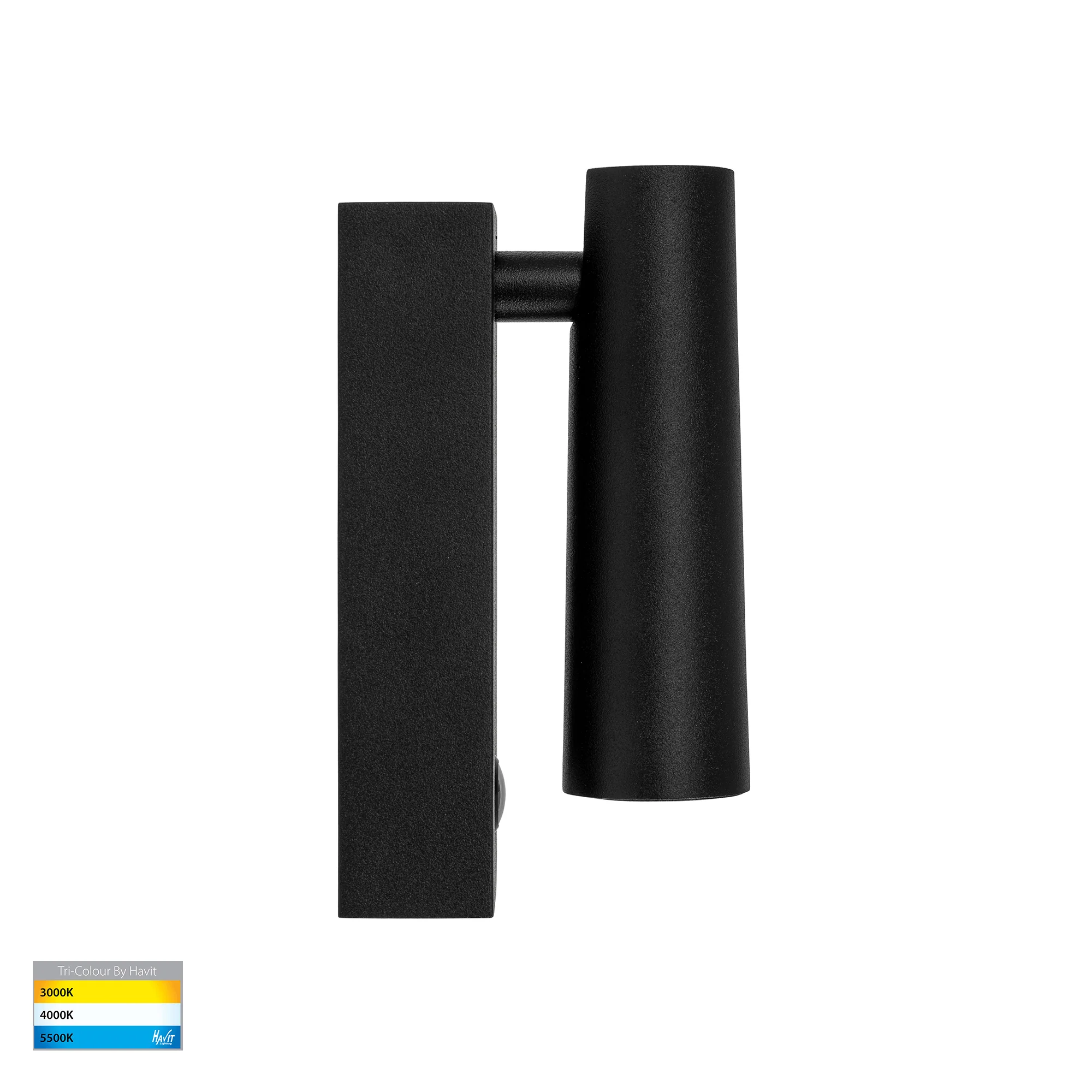 HV3686T-BLK - Lesen Black Single Adjustable Wall Light - Image 3