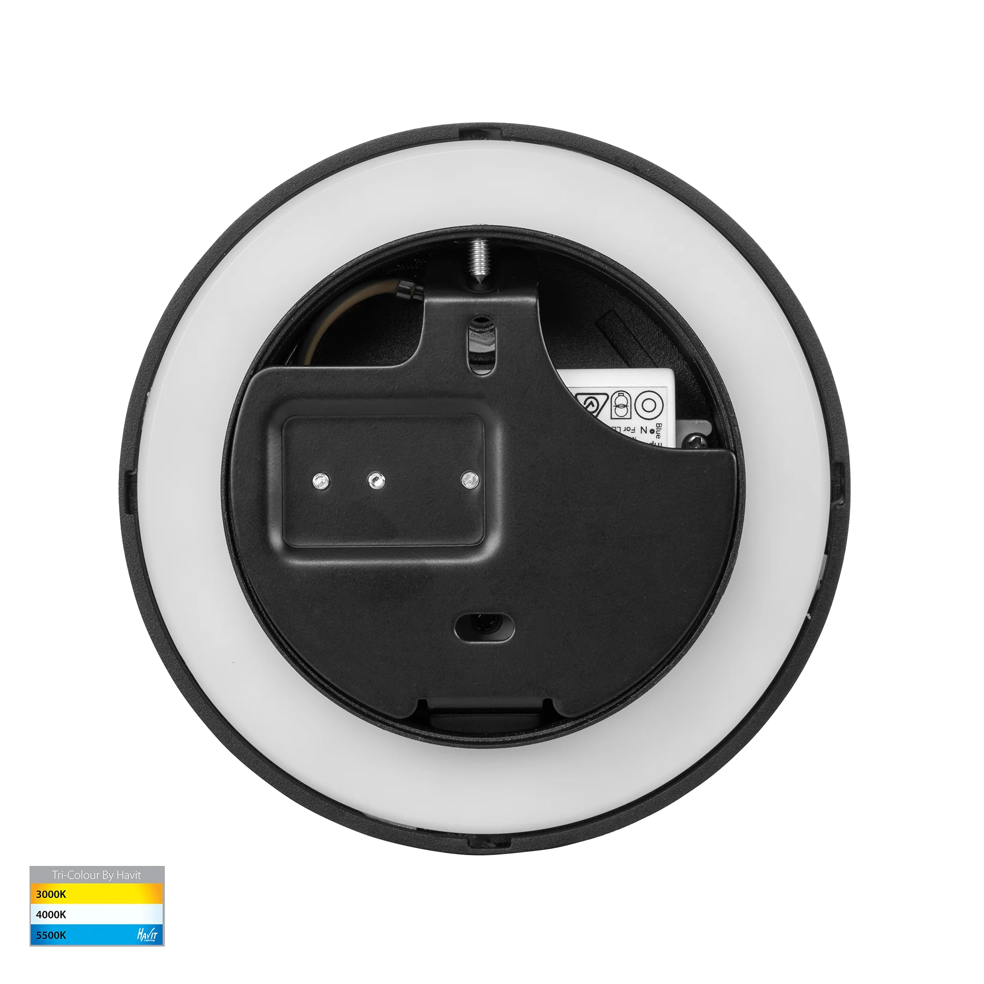 HV3688T-BLK - Lesen Black Single Adjustable Wall Light with Back Light - Image 4