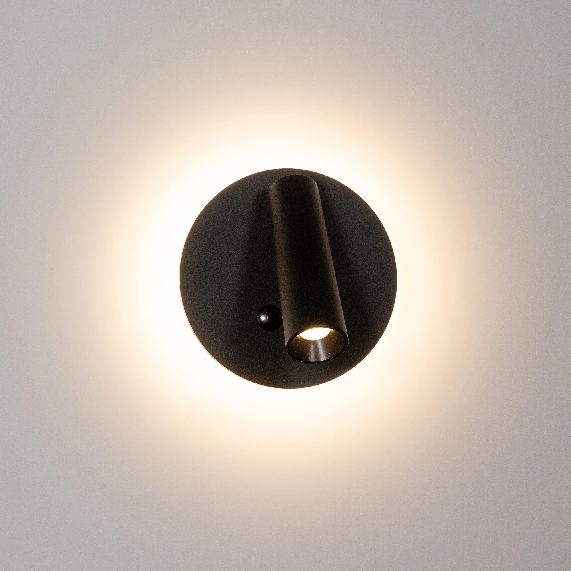 HV3688T-BLK - Lesen Black Single Adjustable Wall Light with Back Light - Image 5