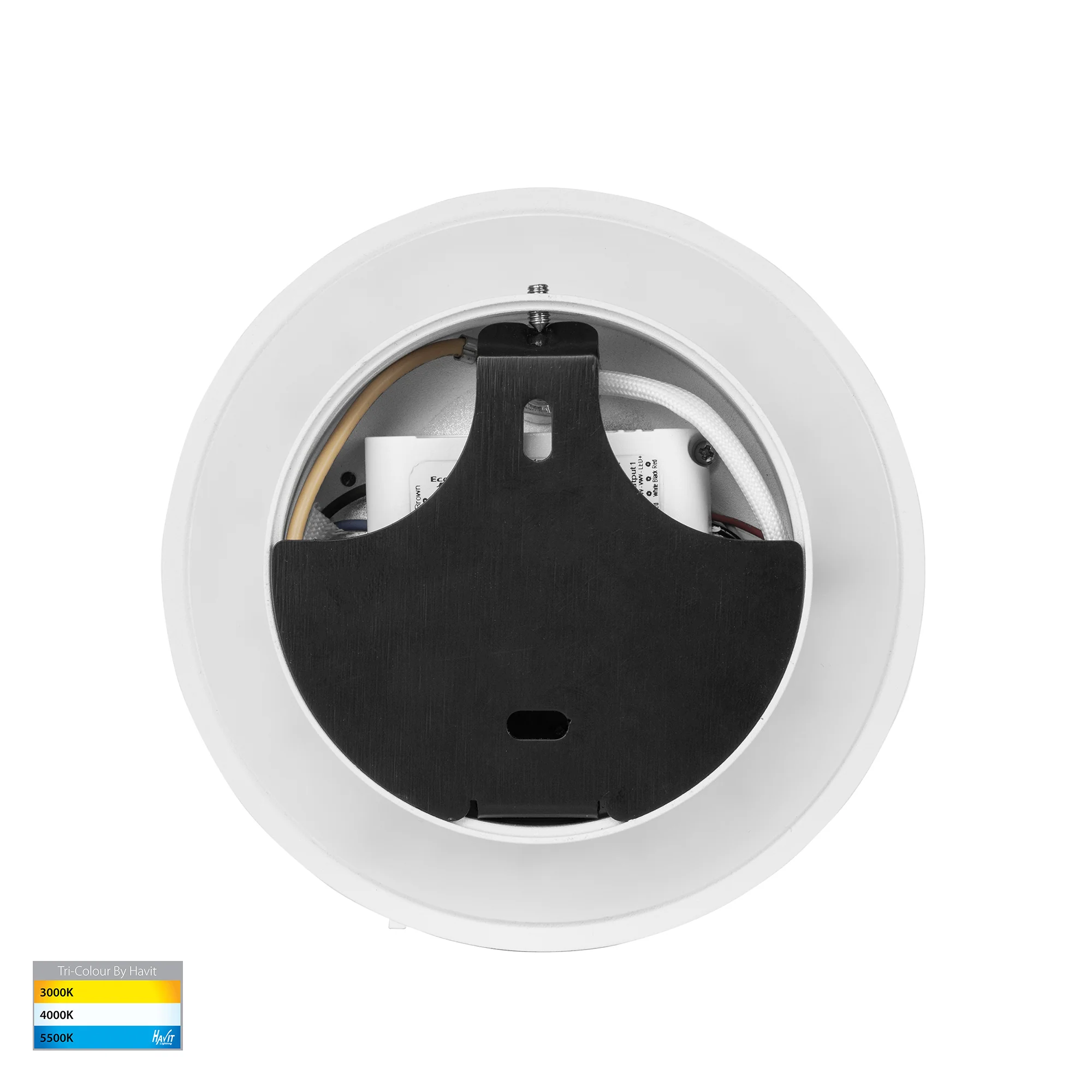 HV3688T-WHT - Lesen White Single Adjustable Wall Light with Back Light - Image 4
