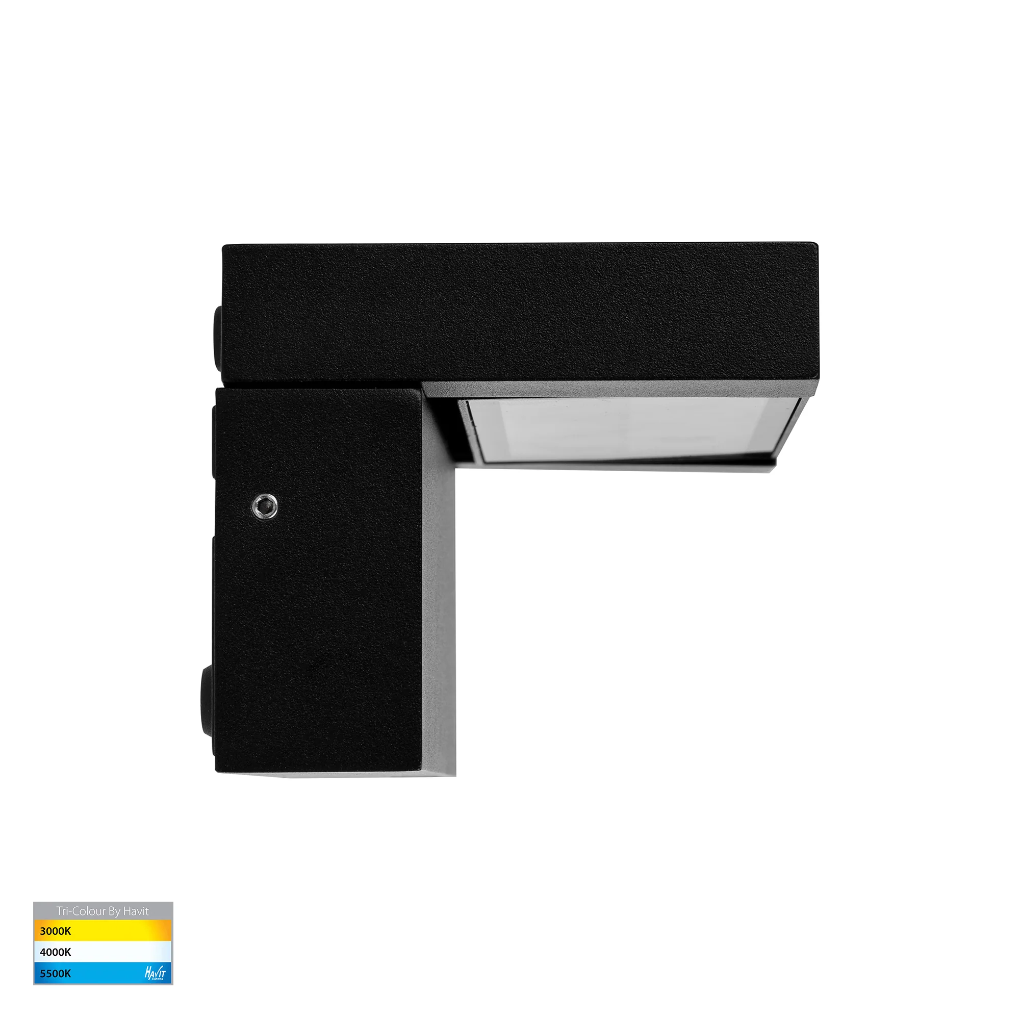 HV3731T-BLK - Locu Aluminium Black 12w Adjustable LED Floodlight - Image 3