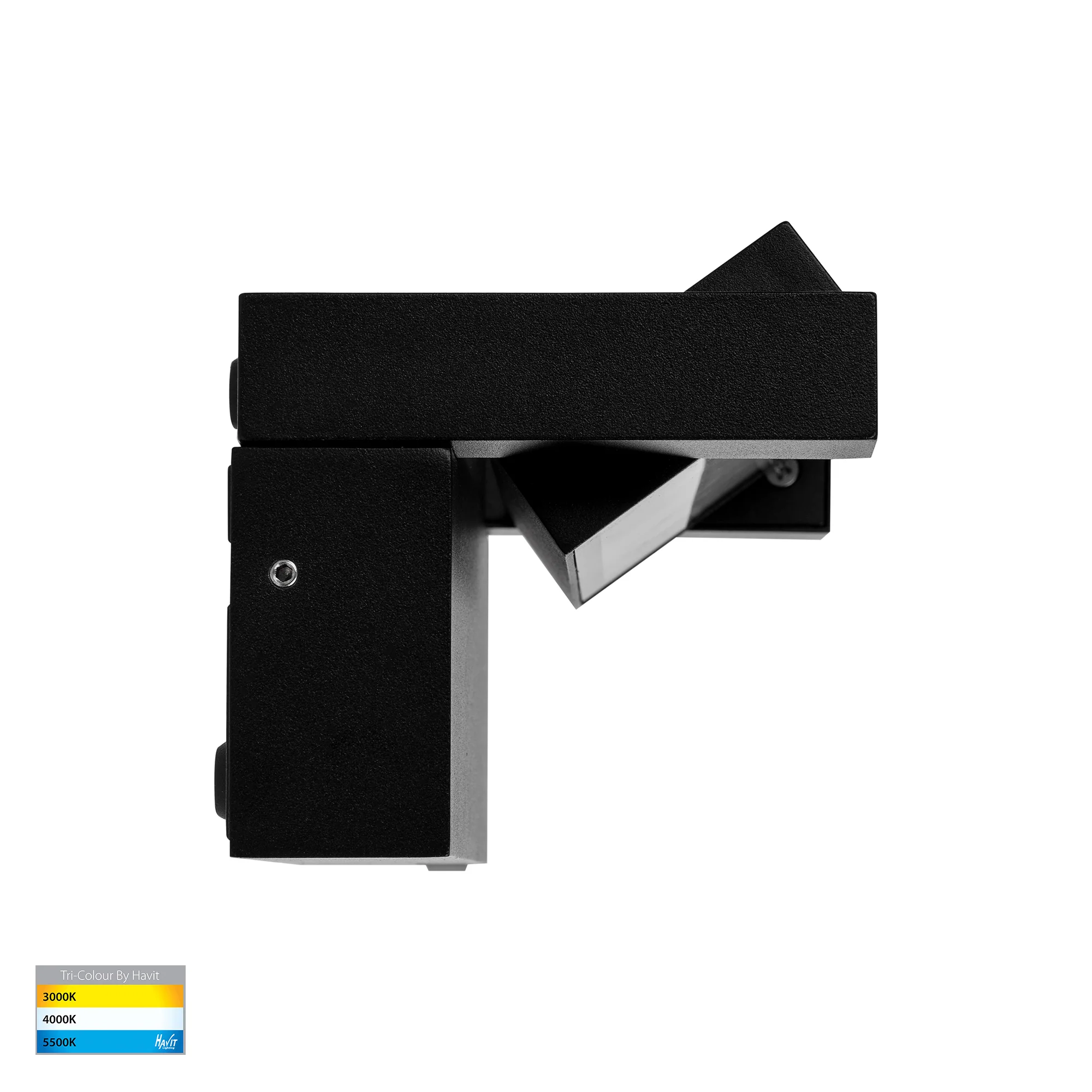 HV3731T-BLK - Locu Aluminium Black 12w Adjustable LED Floodlight - Image 5