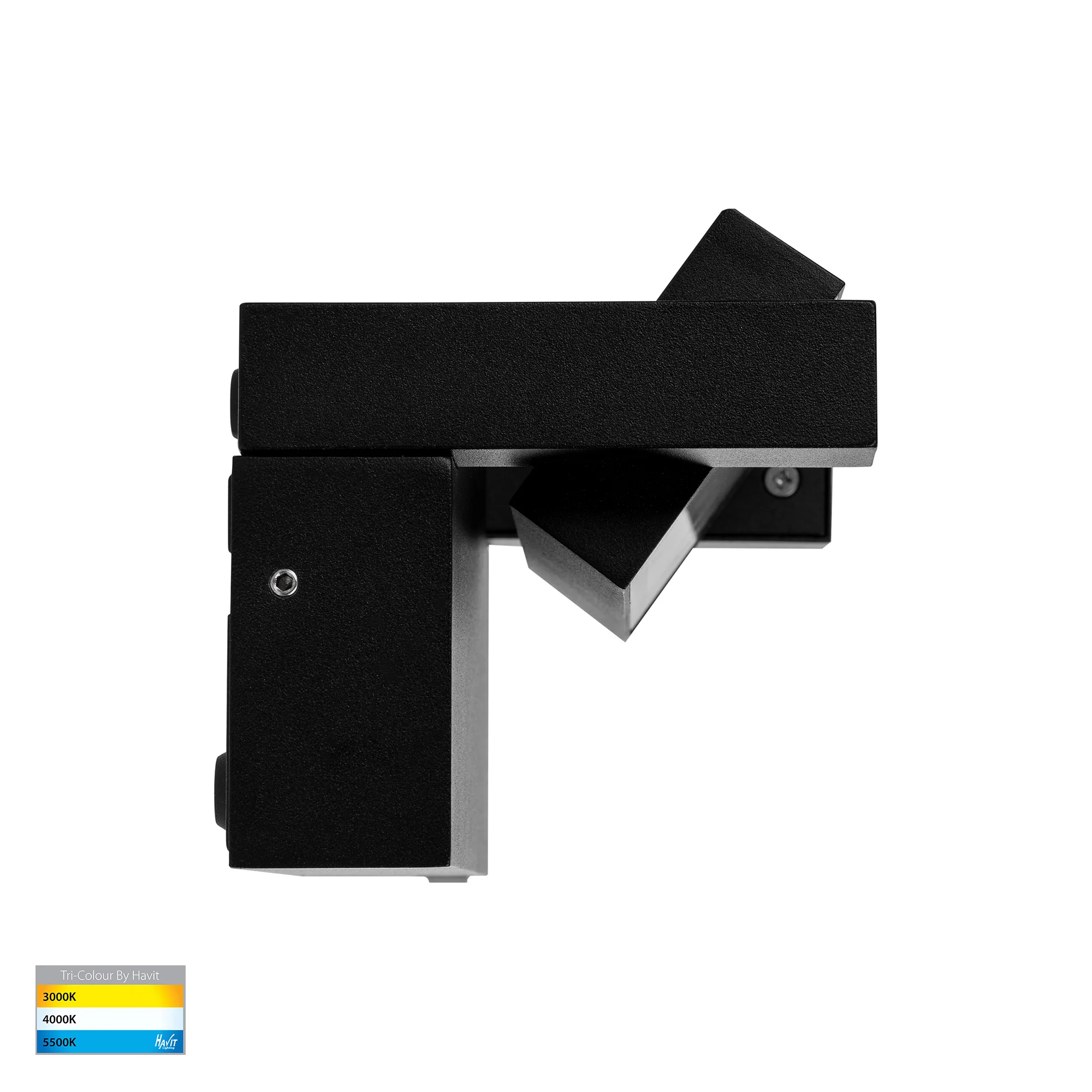 HV3731T-BLK - Locu Aluminium Black 12w Adjustable LED Floodlight - Image 6