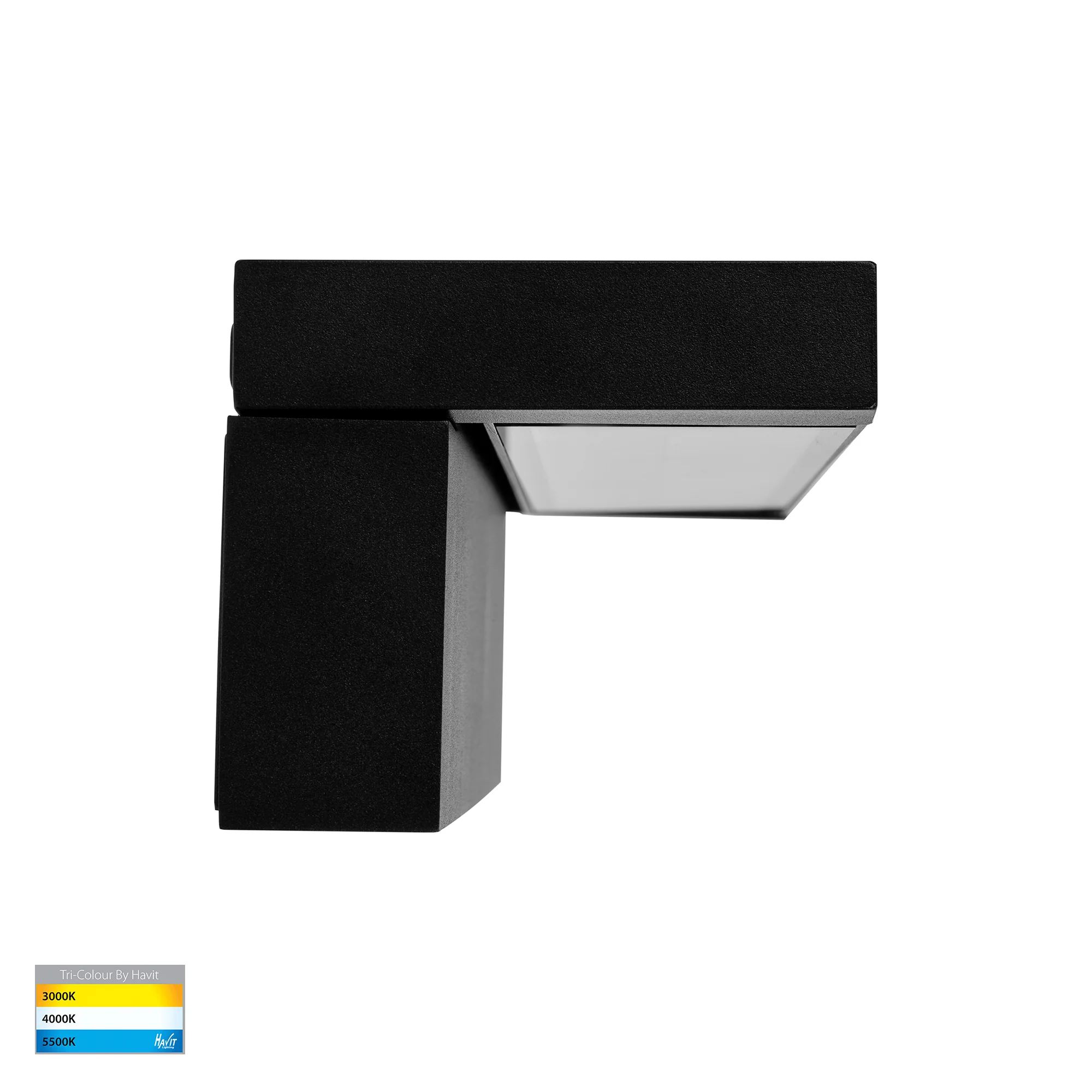 HV3732T-BLK - Locu Aluminium Black 24w Adjustable LED Floodlight - Image 3