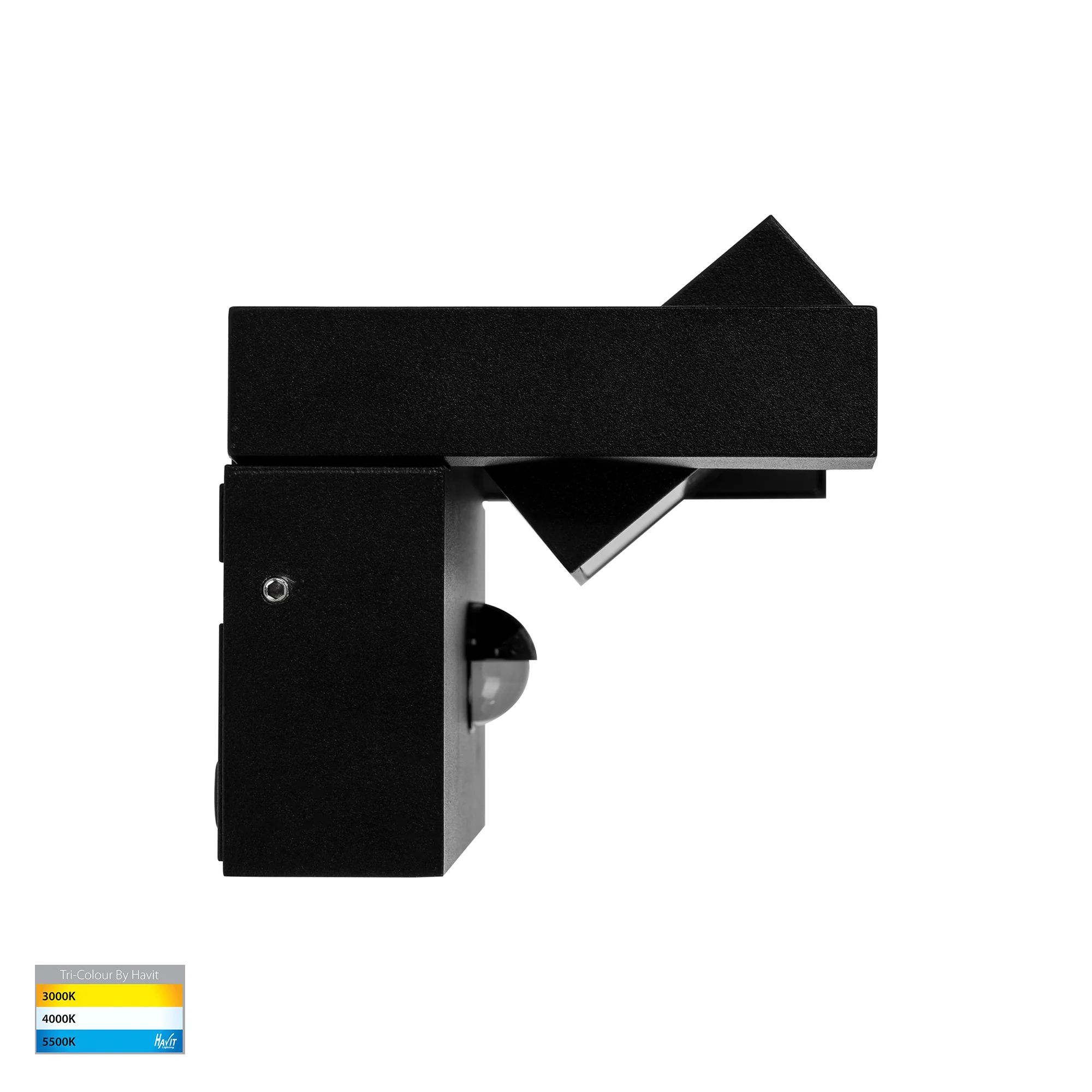 HV3733T-BLK-PIR - Locu Aluminium Black Adjustable 36w LED Floodlight with Sensor - Image 5