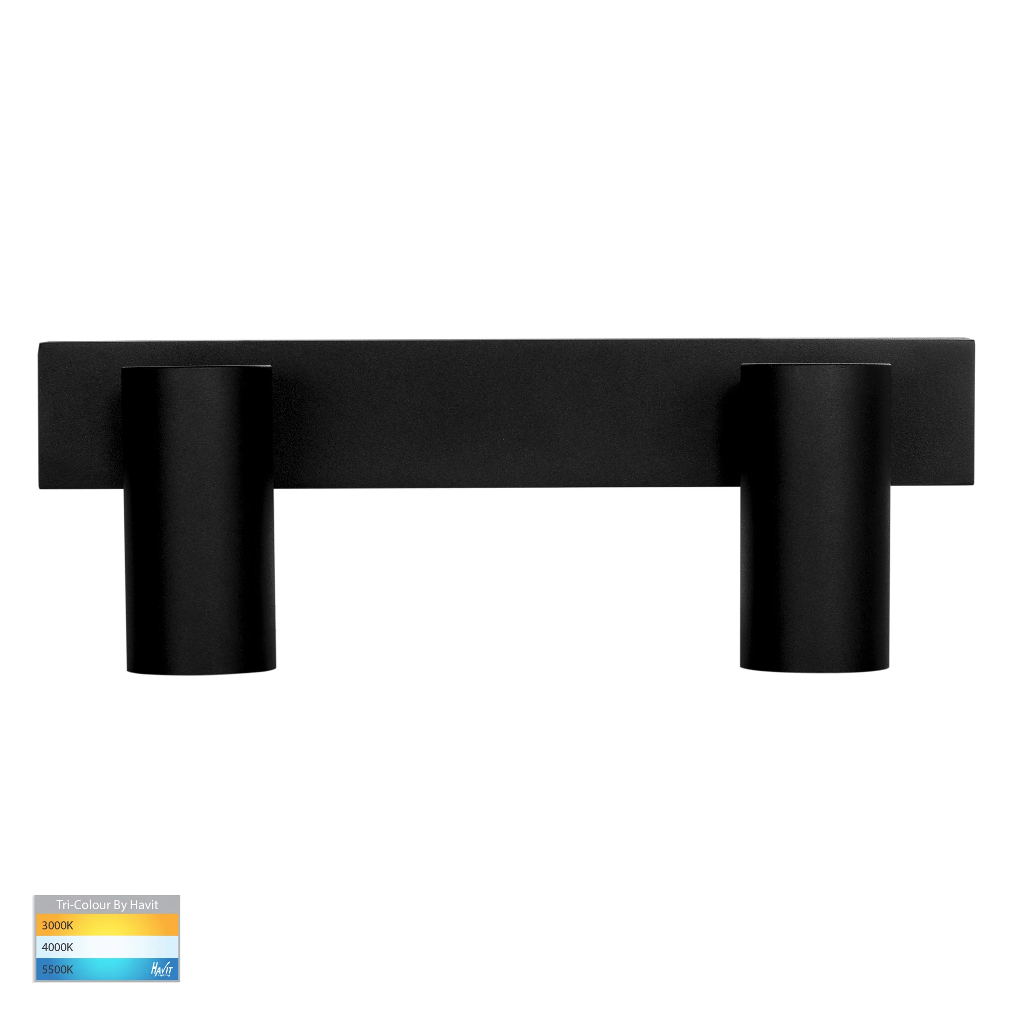 HV4002T-2-BLK - Revo Black 2 Light TRI Colour LED Bar Light - Image 3