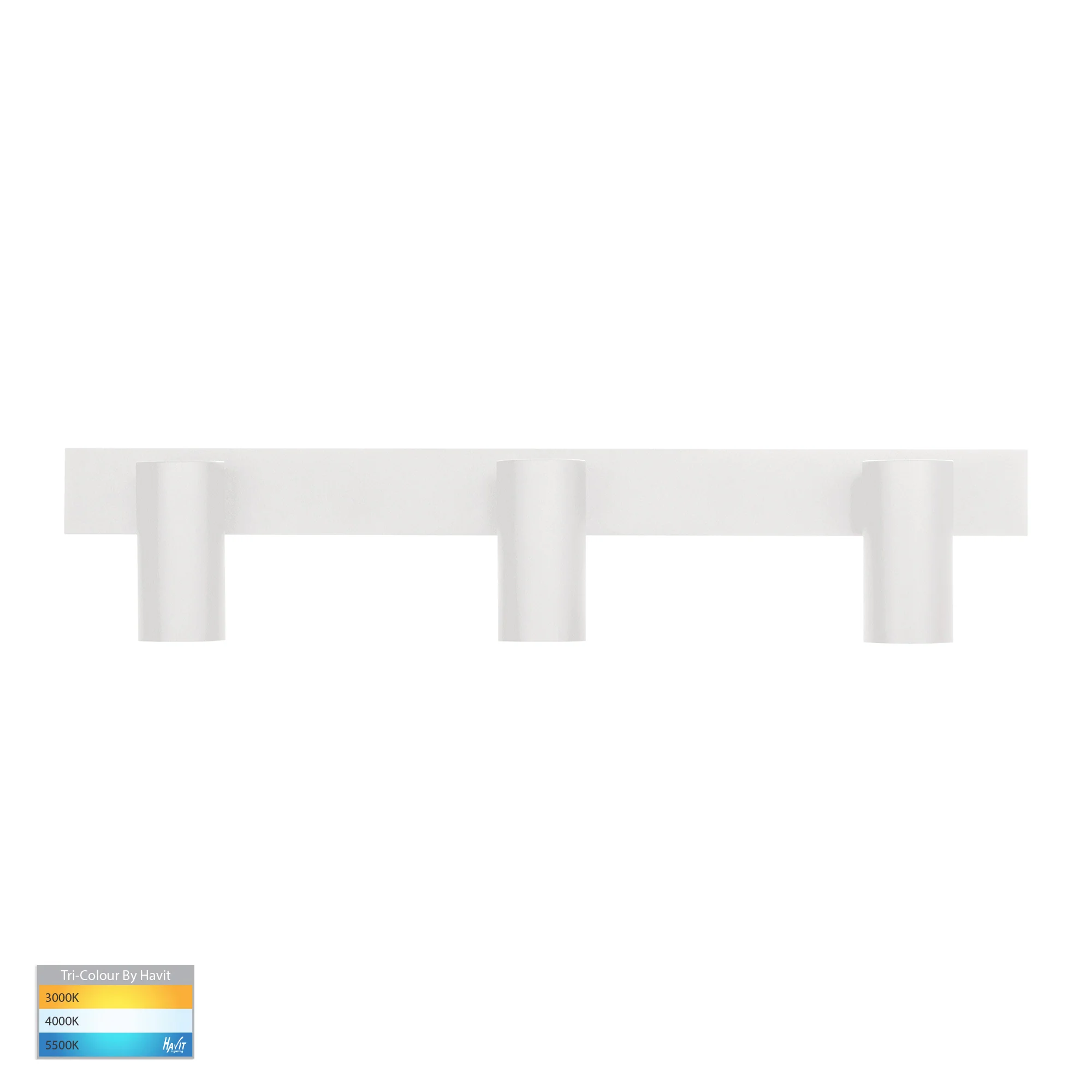 HV4002T-3-WHT - Revo White 3 Light TRI Colour Bar Light - Image 3