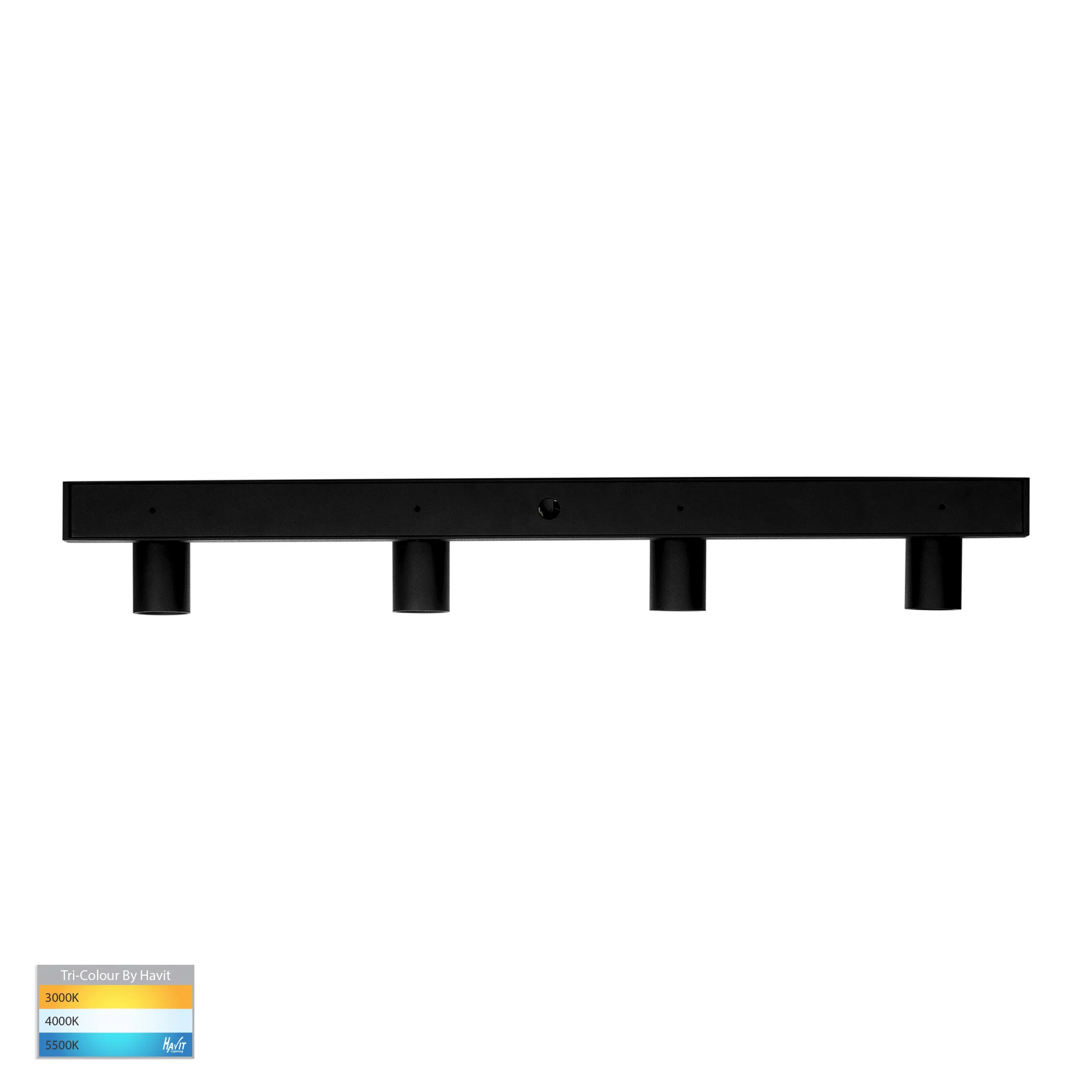HV4002T-4-BLK - Revo Black 4 Light TRI Colour Bar Light - Image 4