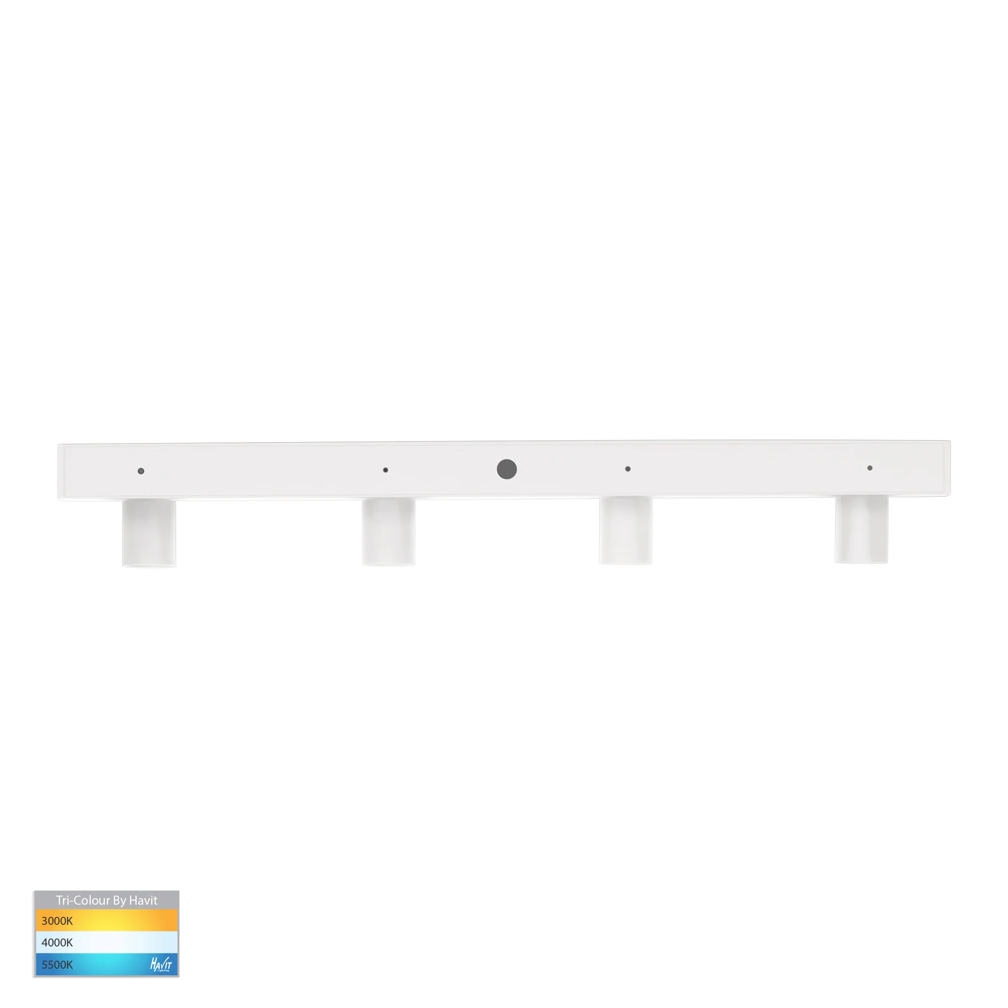 HV4002T-4-WHT - Revo White 4 Light TRI Colour Bar Light - Image 4