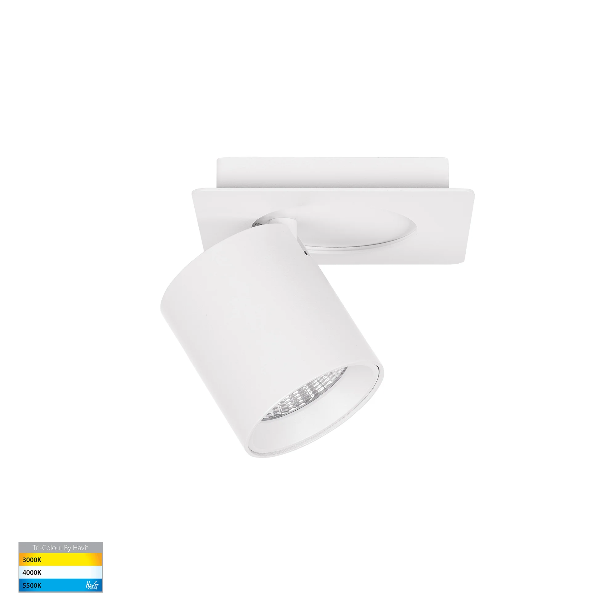 HV4003T-1-WHT - Sbarra White Single Adjustable Spot Light