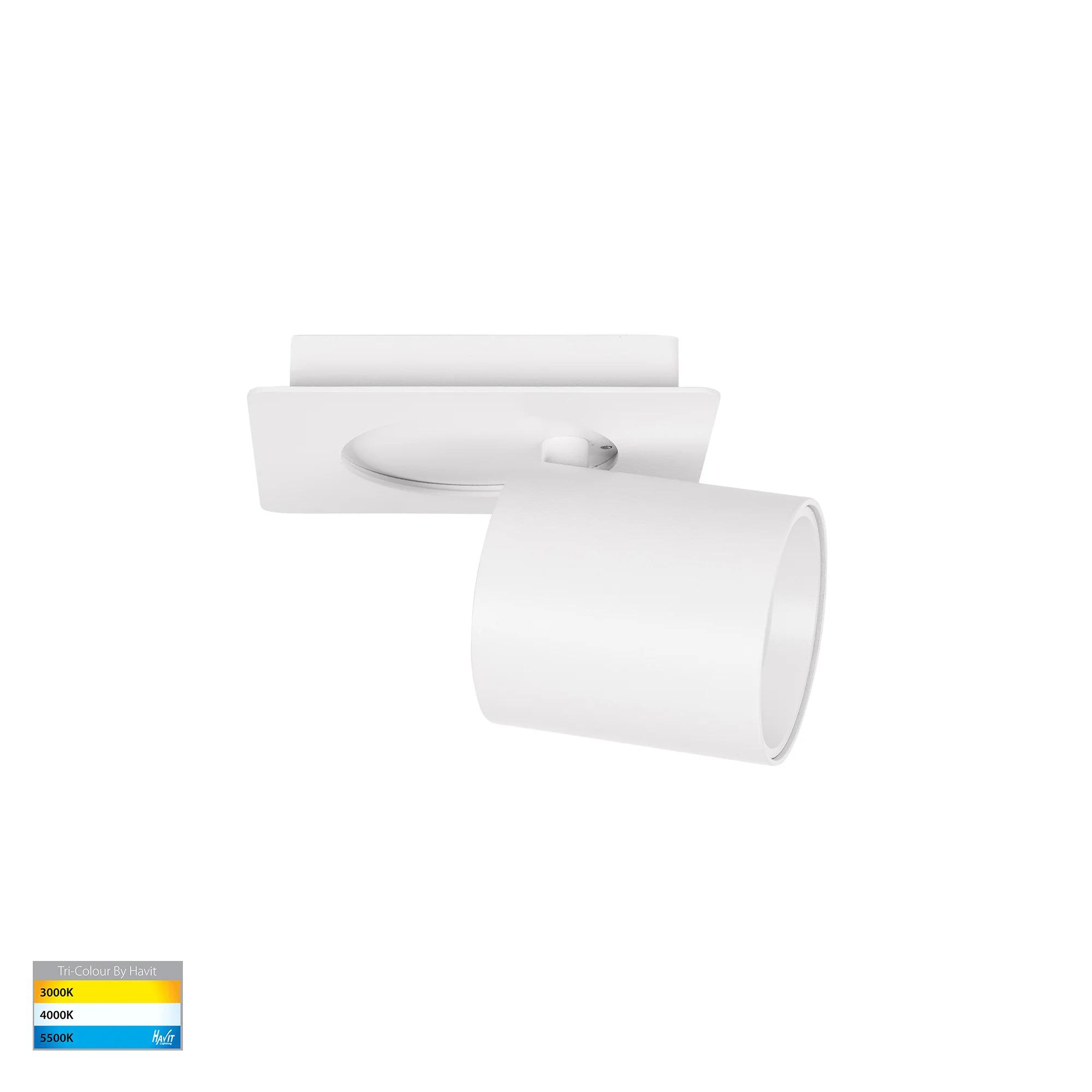 HV4003T-1-WHT - Sbarra White Single Adjustable Spot Light - Image 3