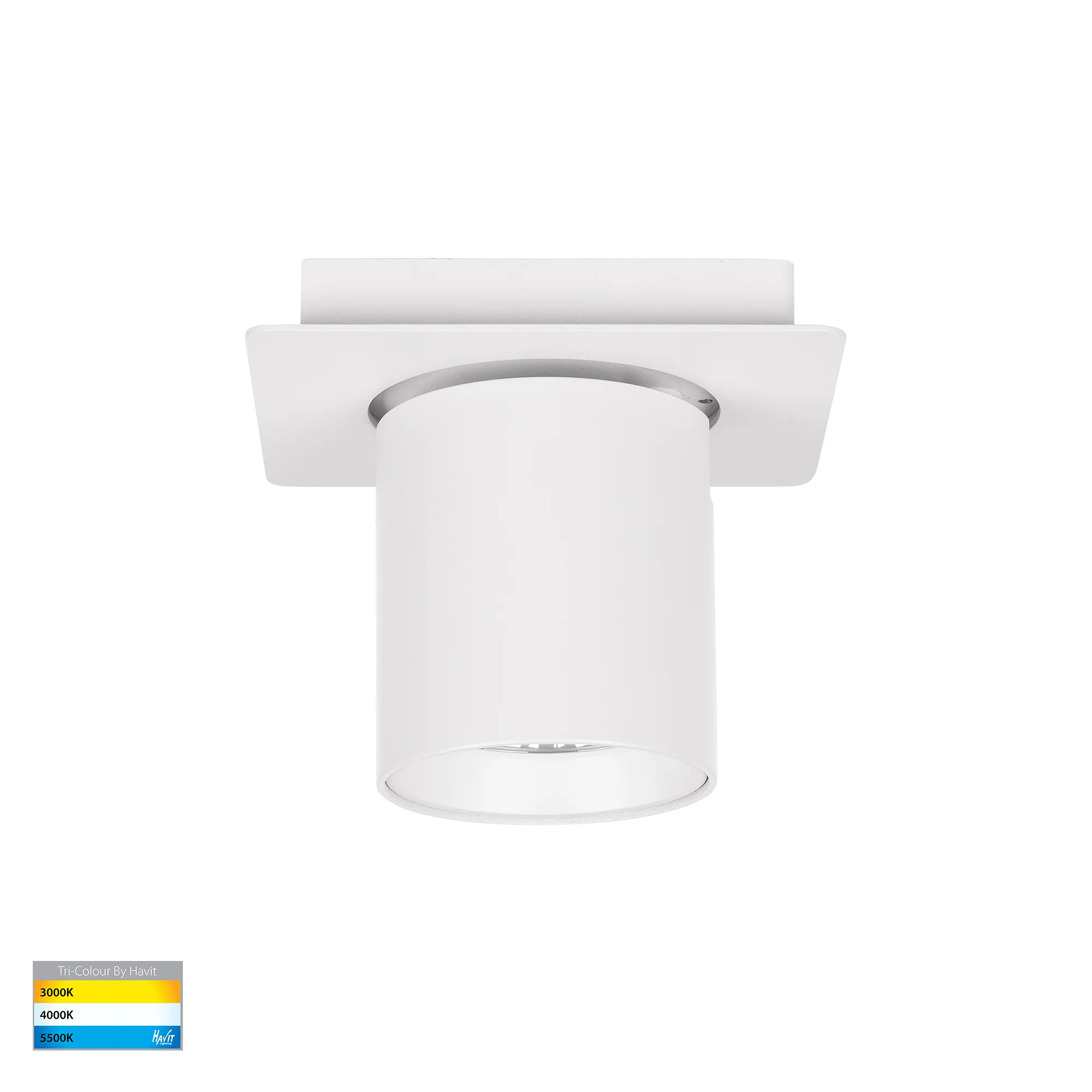 HV4003T-1-WHT - Sbarra White Single Adjustable Spot Light - Image 4