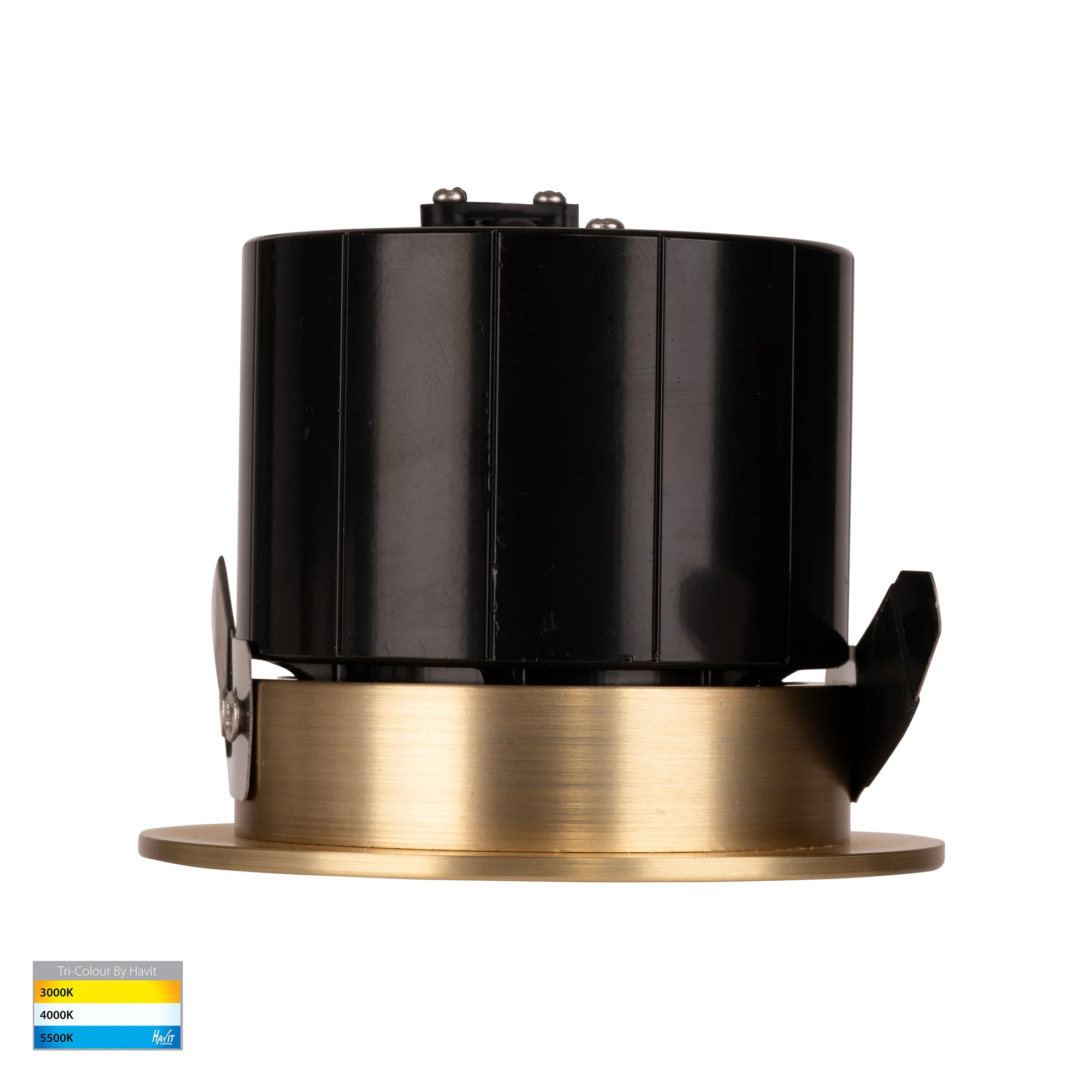 HV5511T-BR - Prime Brass Coloured Fixed LED Downlight - Image 4